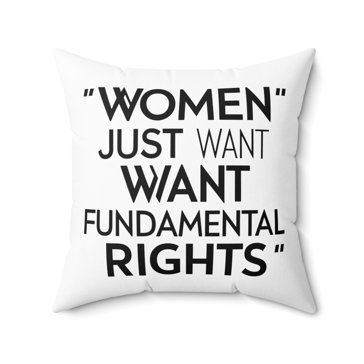 Women Spun Polyester Square Pillow