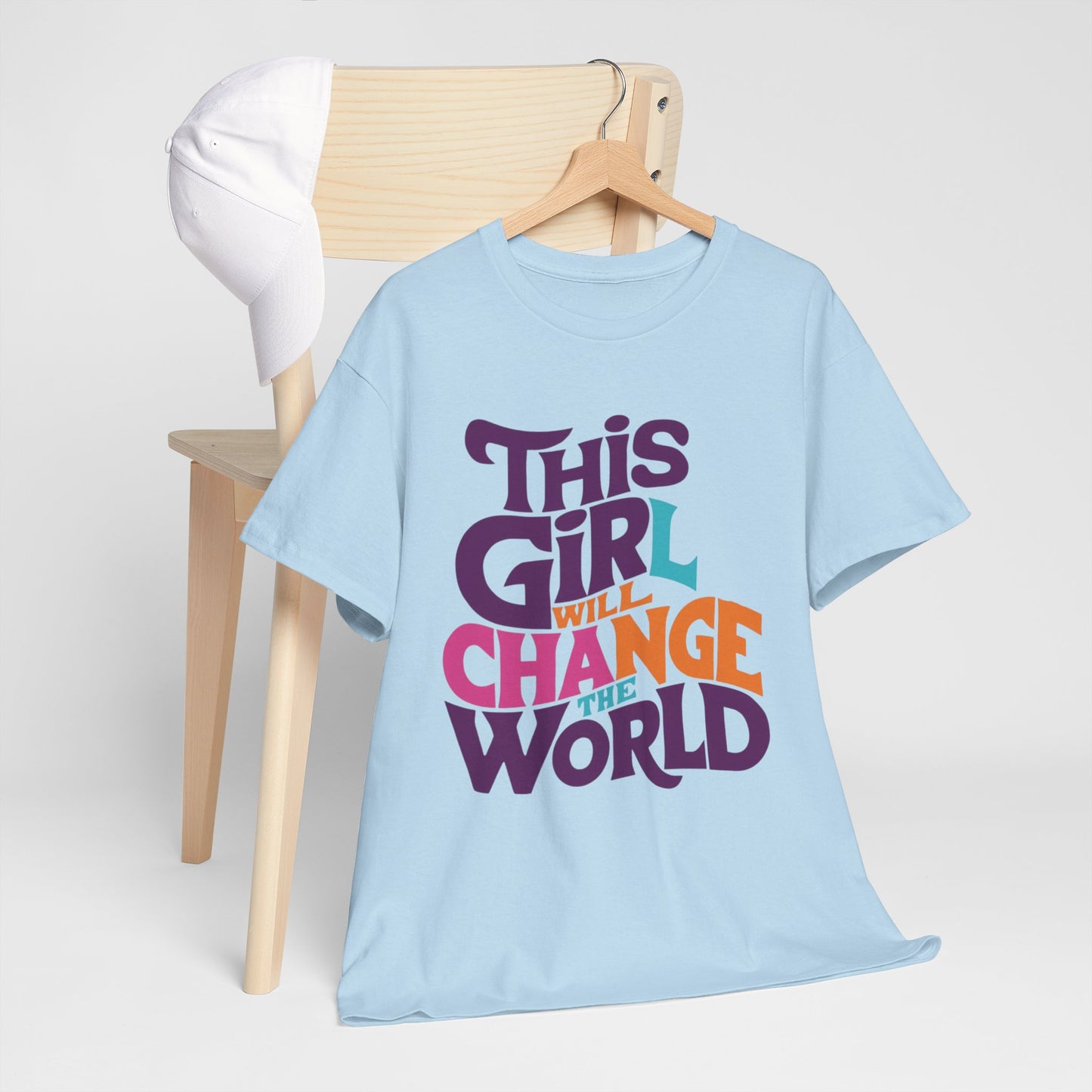 This Girl Printed  T Shirt with Hearts