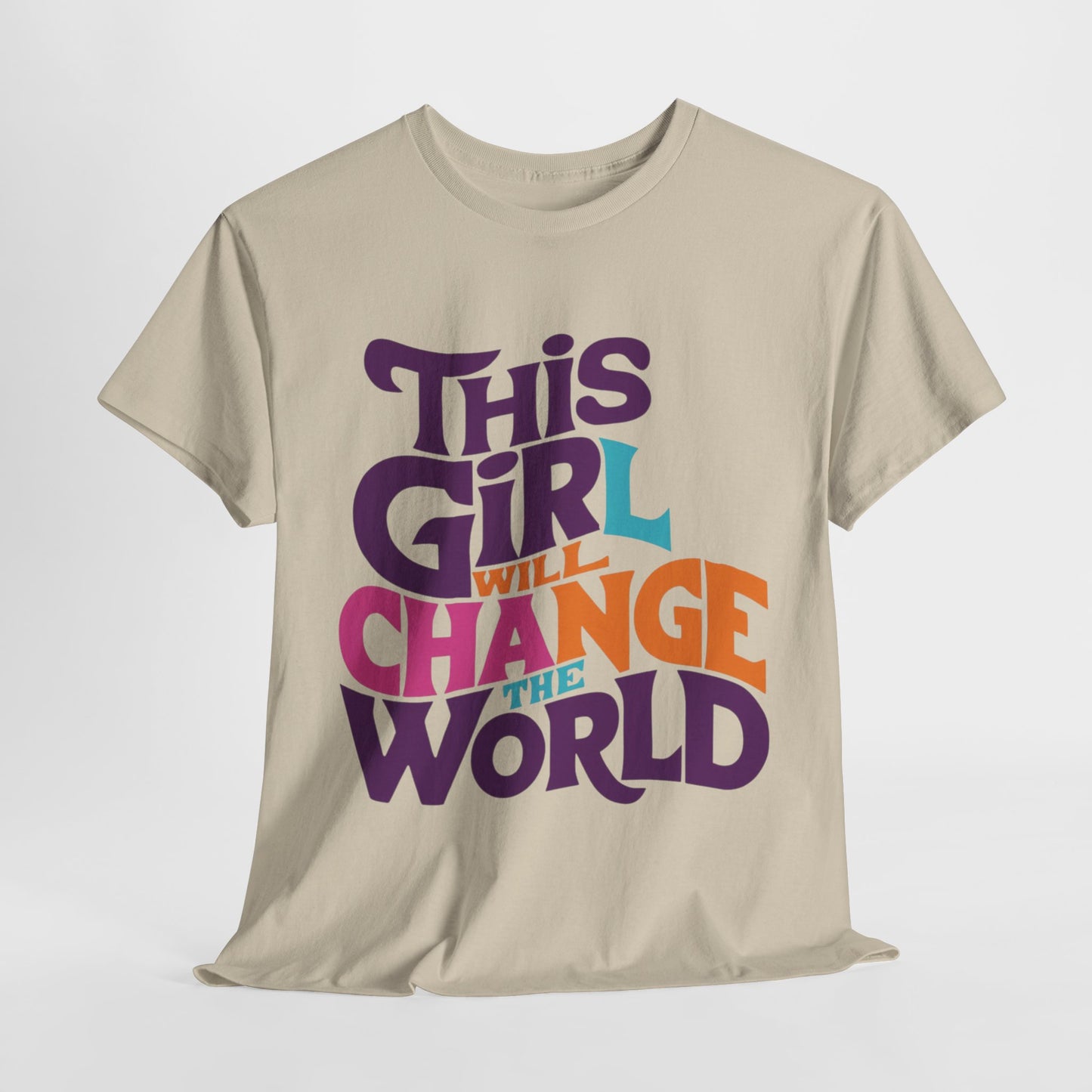 This Girl Printed  T Shirt with Hearts