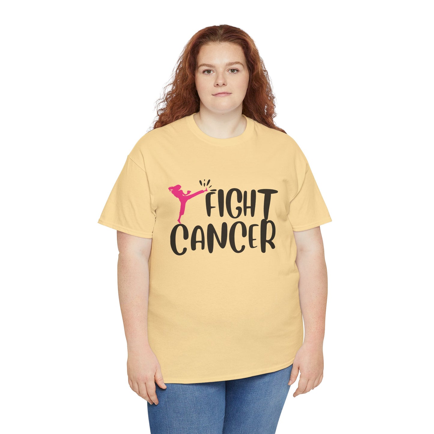 Fight Cancer Unisex Heavy Cotton Tee