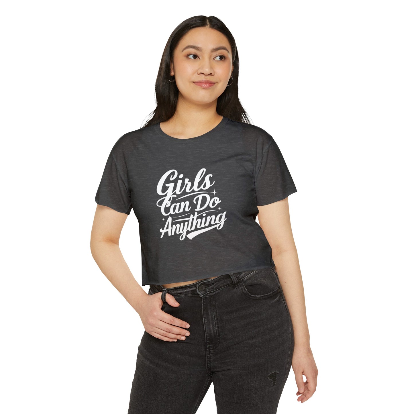 Girl's Can Do Annything Women's Festival Crop Top