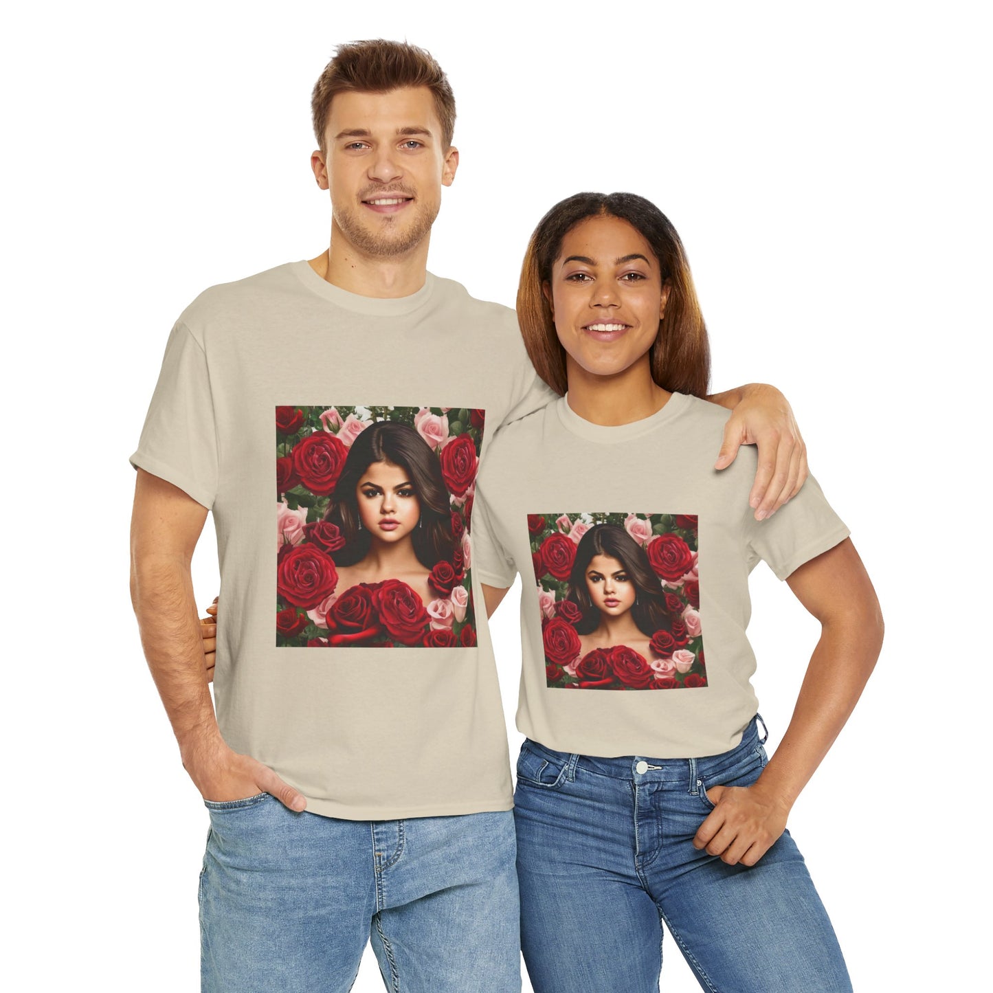 Selena Gomez T Shirt with Hearts