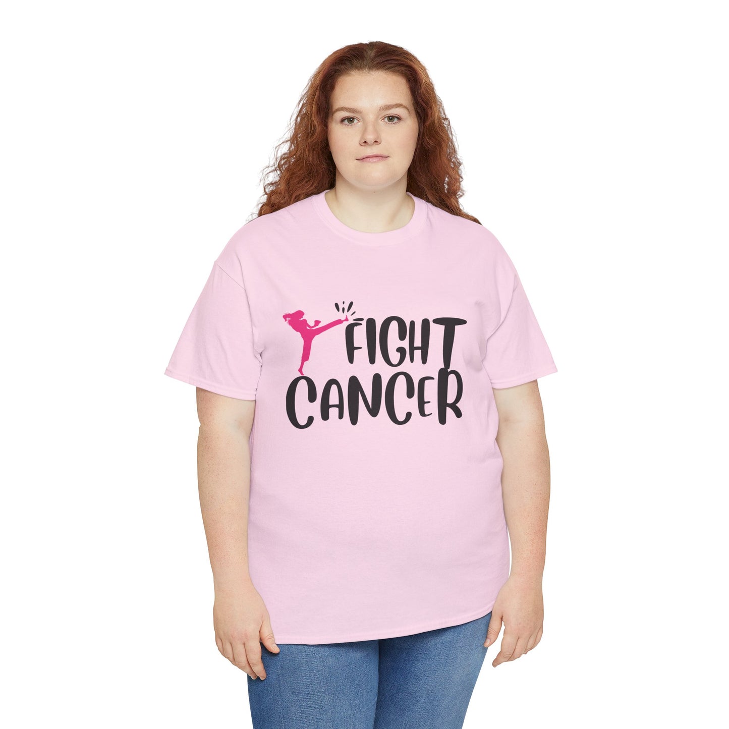 Fight Cancer Unisex Heavy Cotton Tee