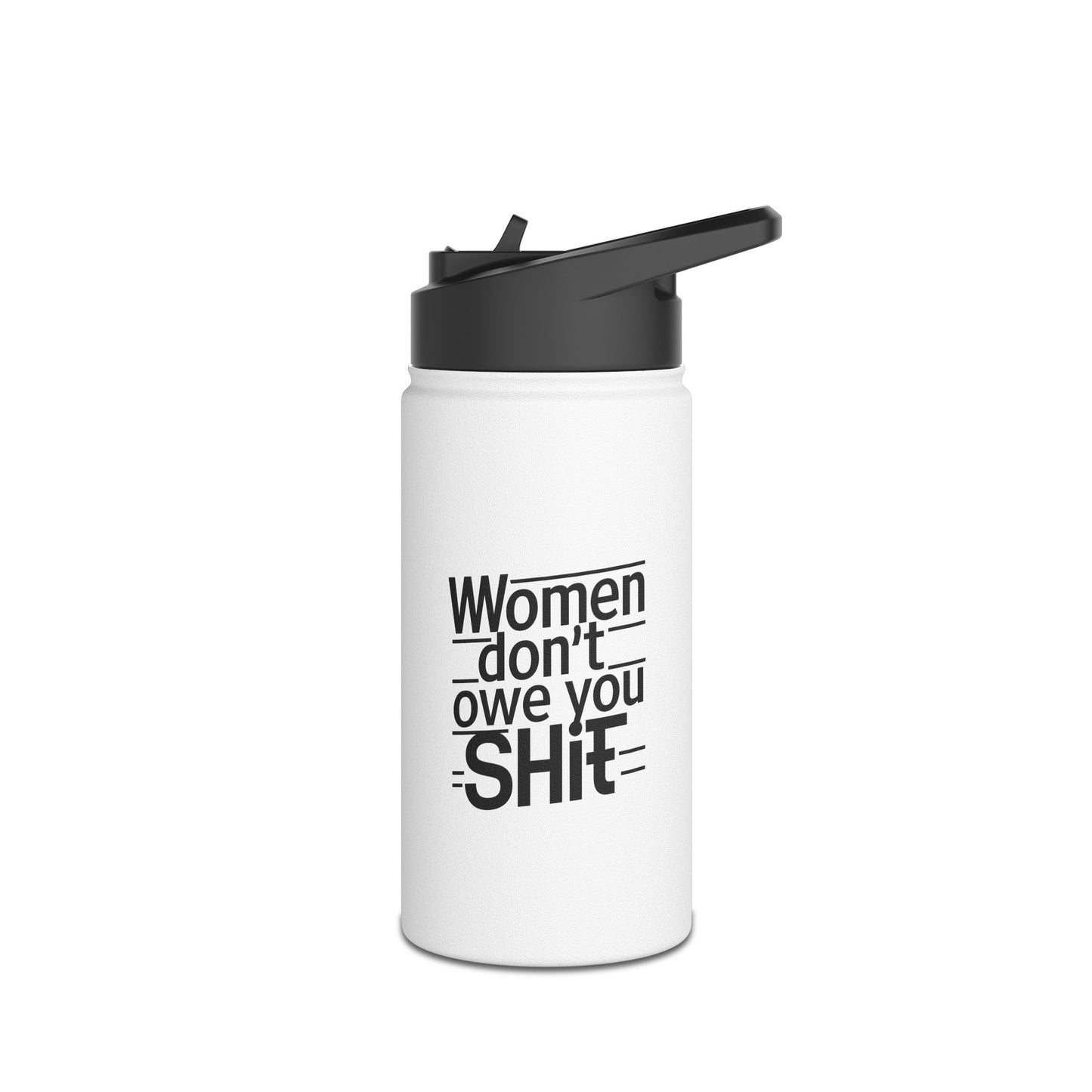 Women Stainless Steel Water Bottle, Standard Lid