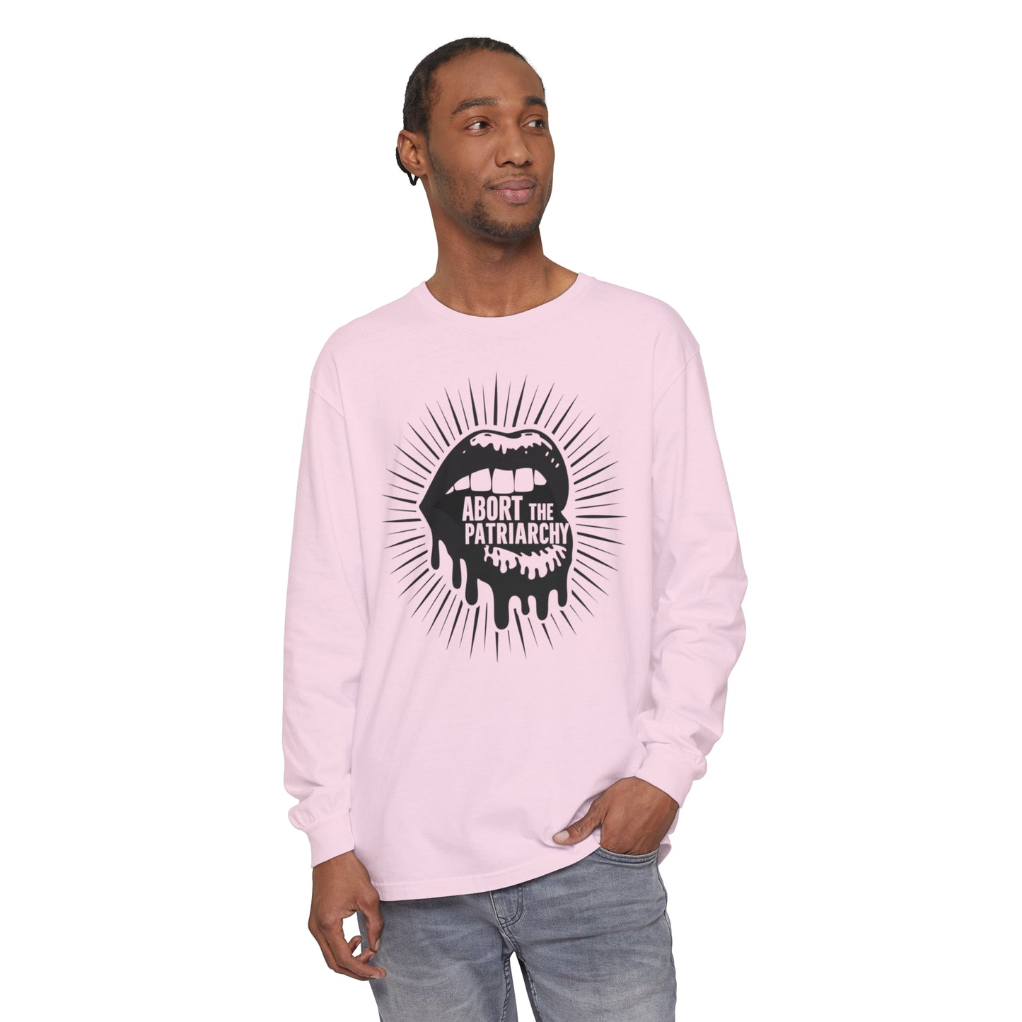 Abort The Women Garment-dyed Long Sleeve T-Shirt