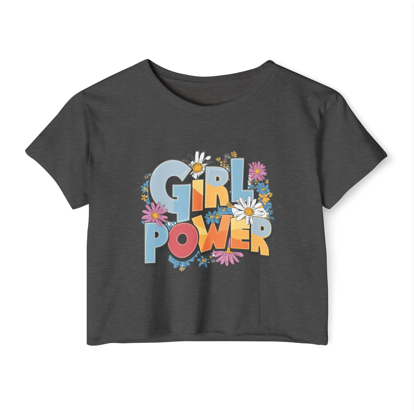 Girl Power Women's Festival Crop Top
