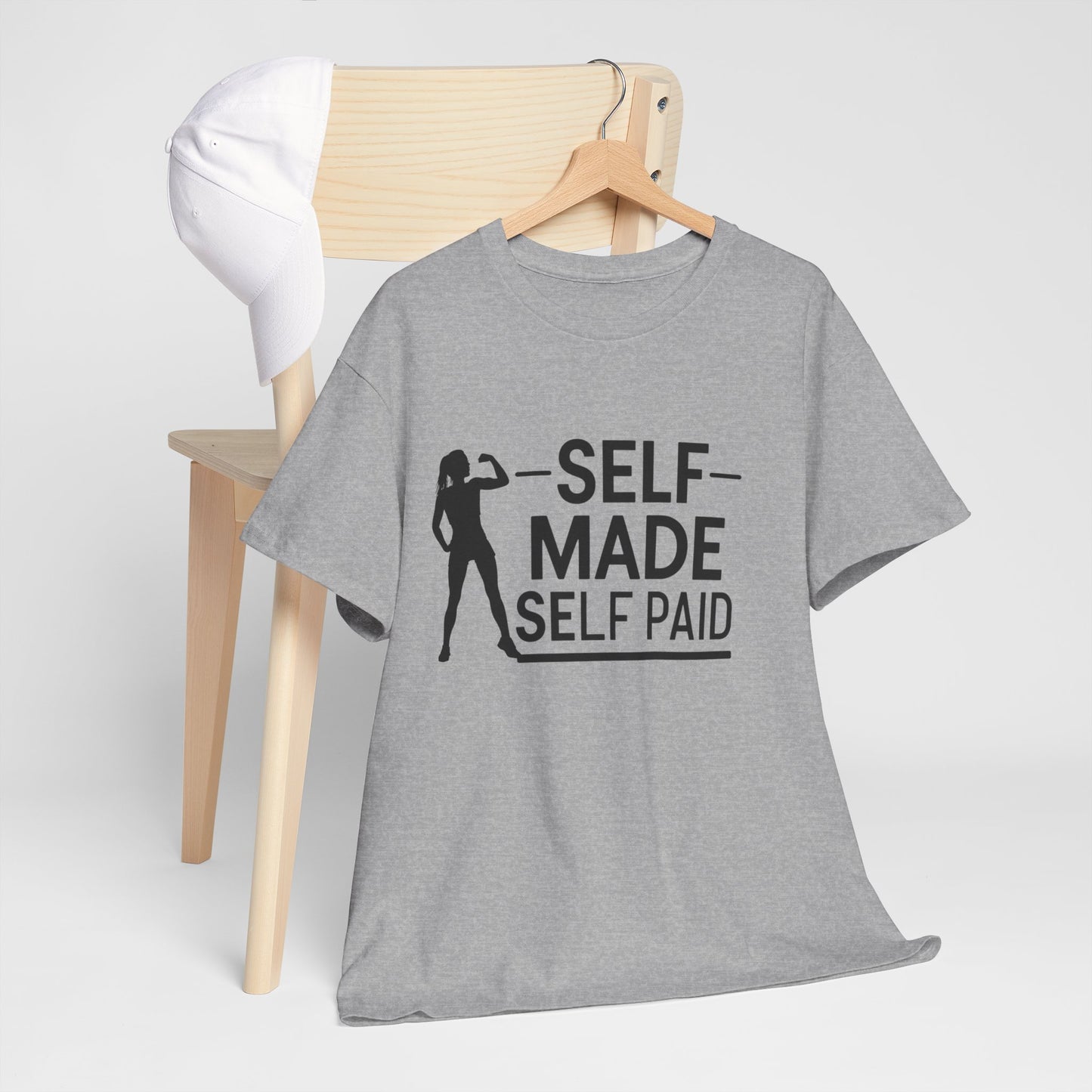 Self Made Printed T Shirt with Hearts