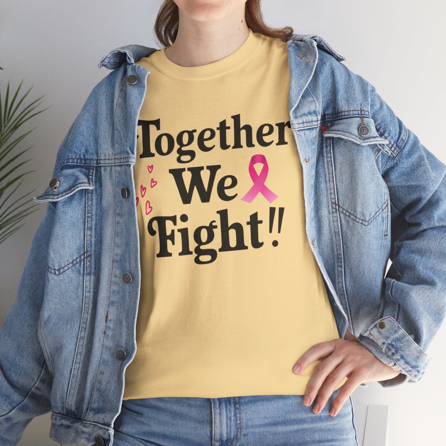 Together We Fight Unisex Heavy Cotton Tee
