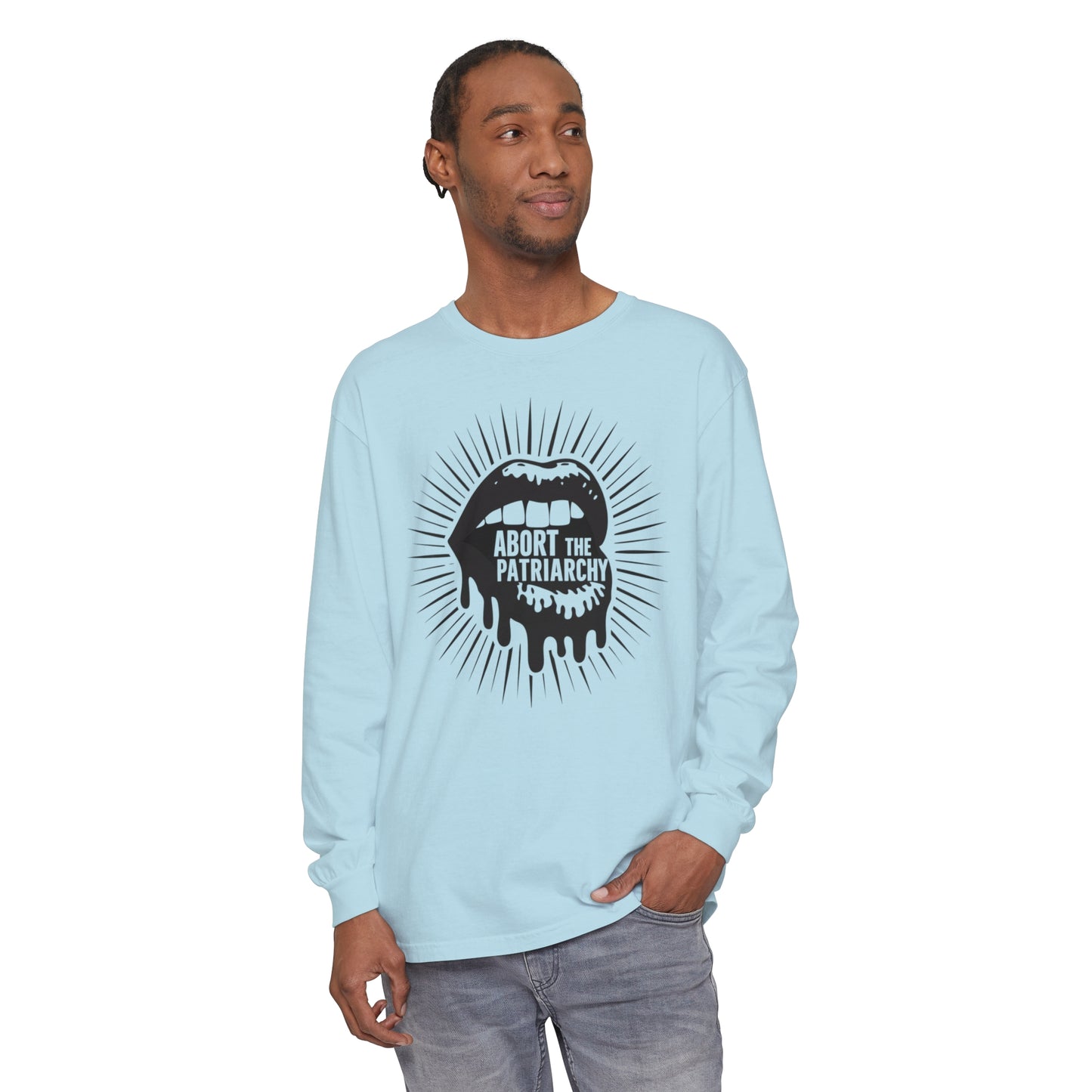 Abort The Women Garment-dyed Long Sleeve T-Shirt