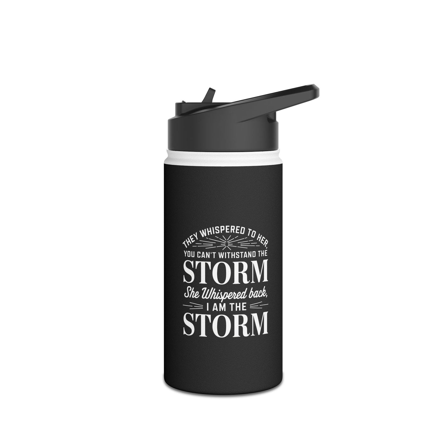 They Whispered Stainless Steel Water Bottle, Standard Lid