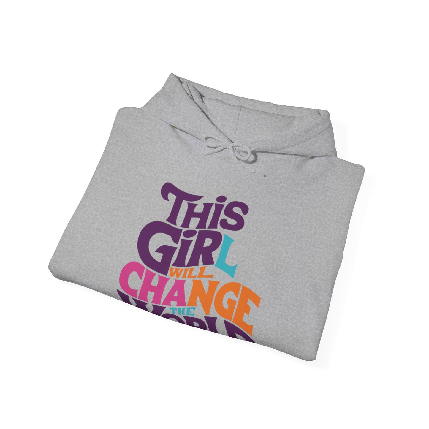 This Girl Will Change The World Unisex Heavy Blend™ Hooded Sweatshirt