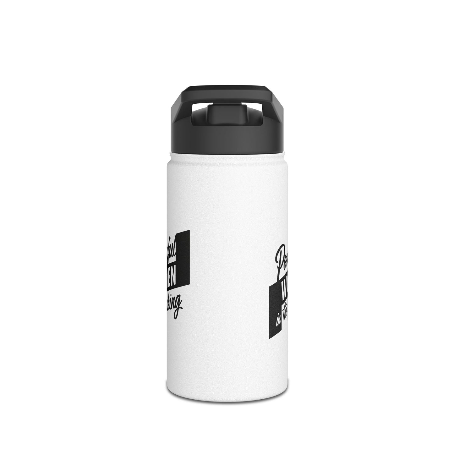 Powerful Stainless Steel Water Bottle, Standard Lid