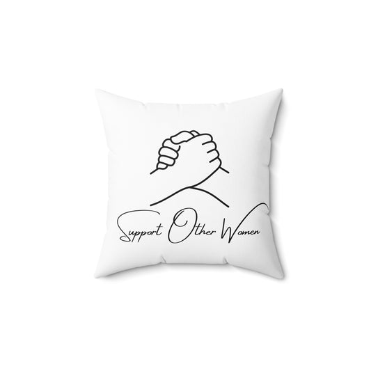 Support Spun Polyester Square Pillow