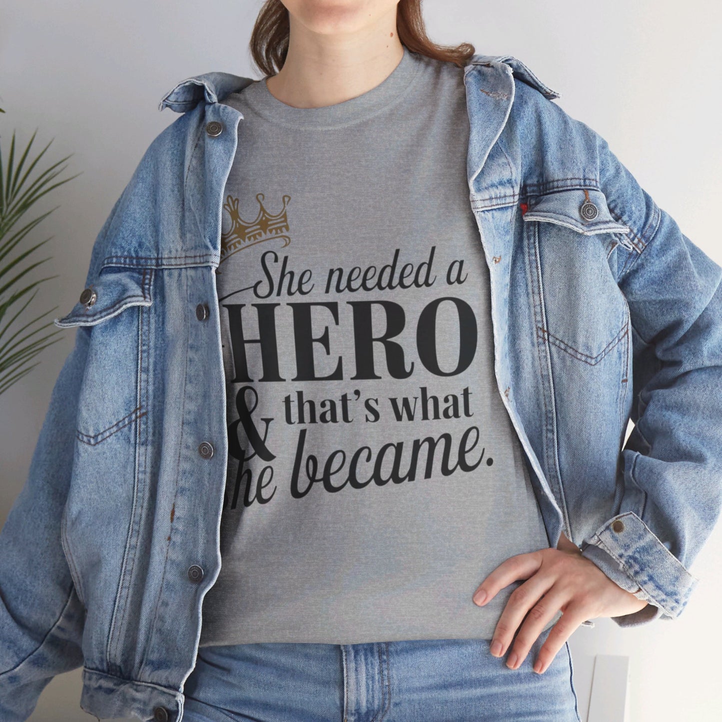 She Needed Women Heavy Cotton Tee