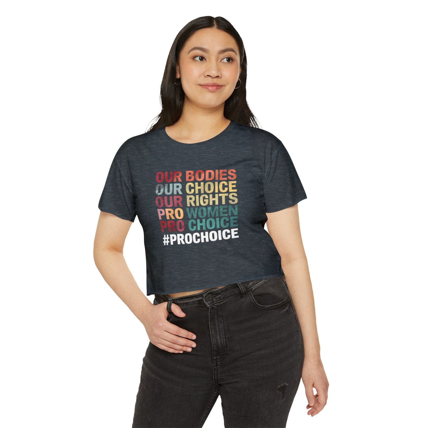 Our Bodies Women's Festival Crop Top