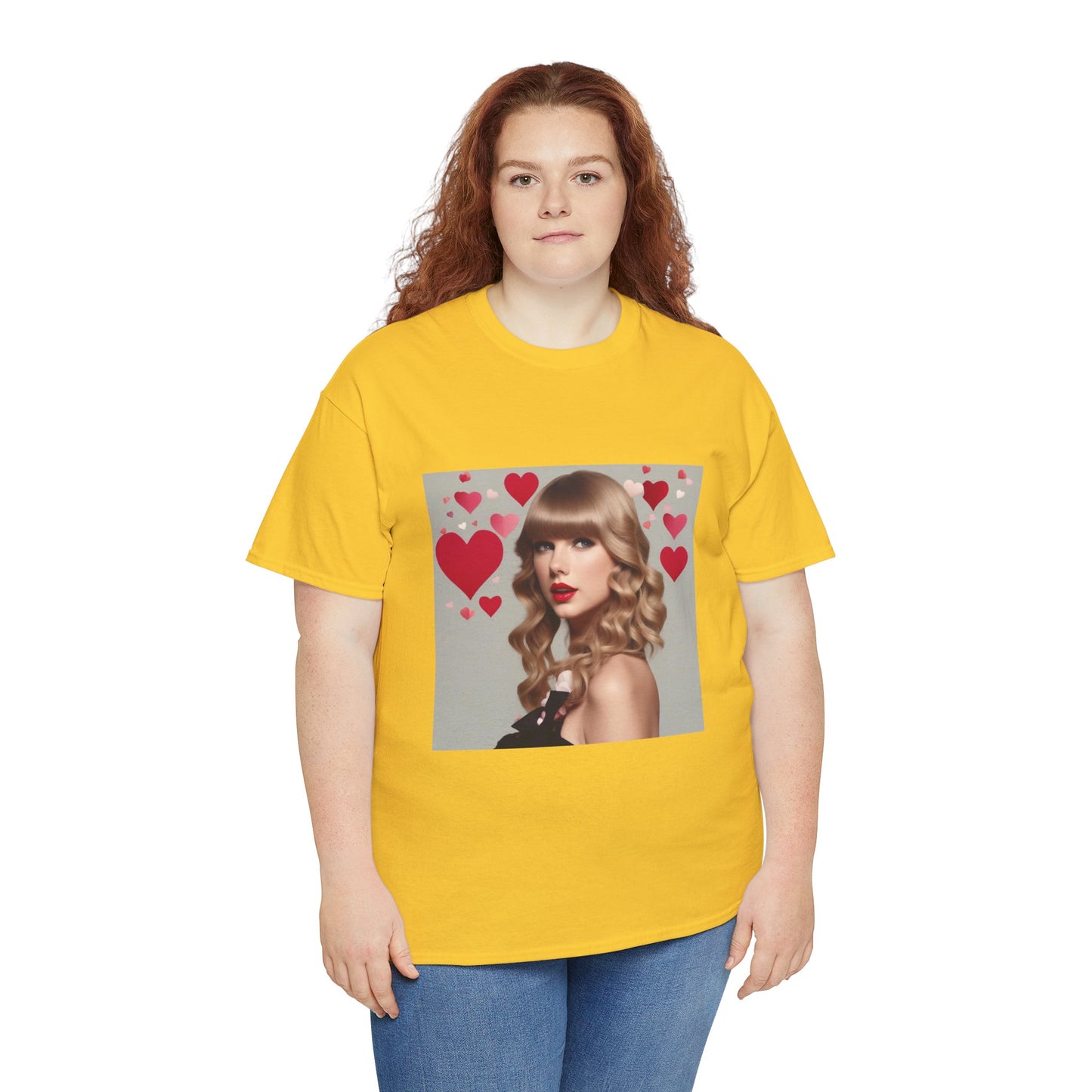 Taylor Swift T Shirt with Hearts