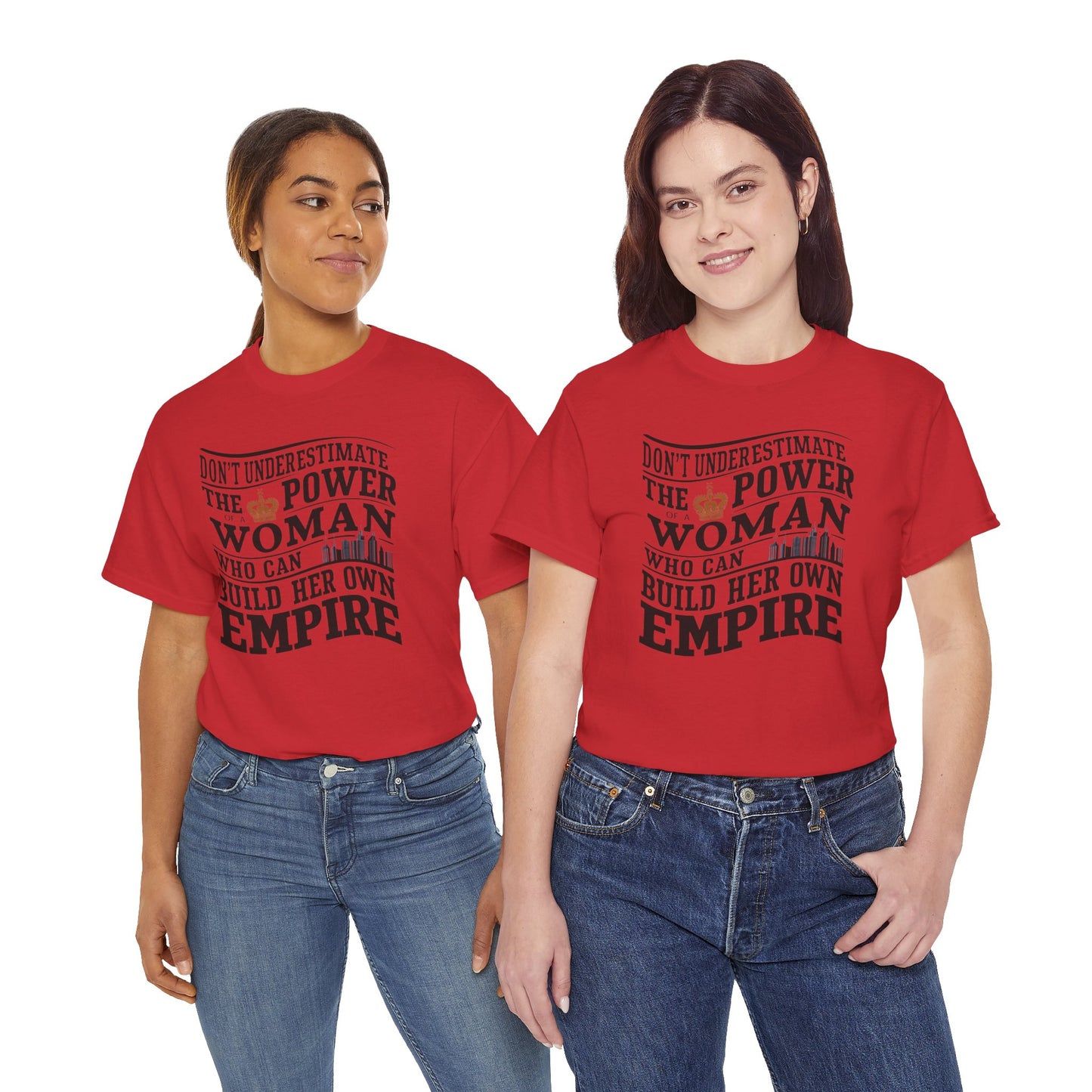 Don't Underestimate The Power Of Woman T Shirt with Hearts
