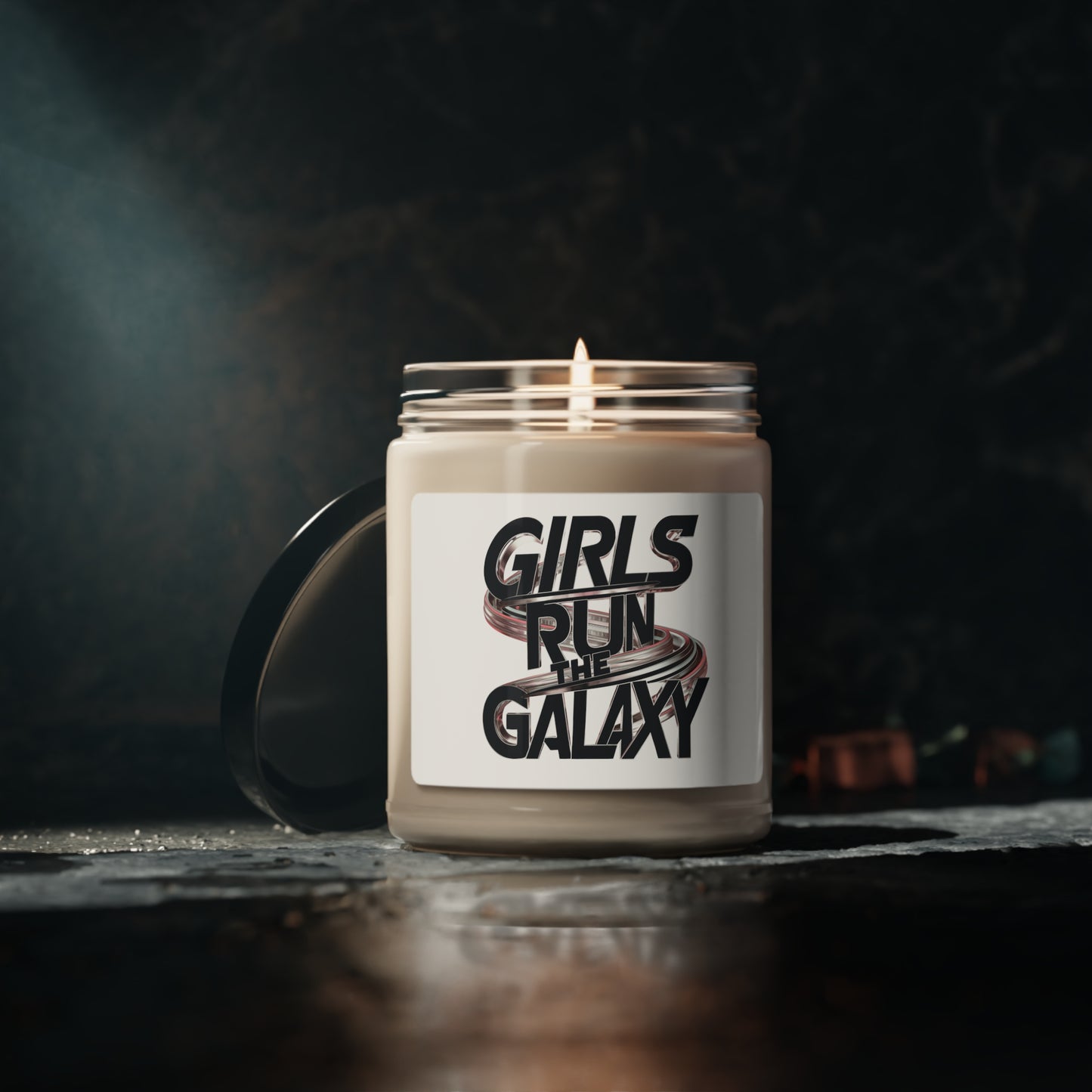 Girls Run The Galaxy Scented Soy Candle, 9oz