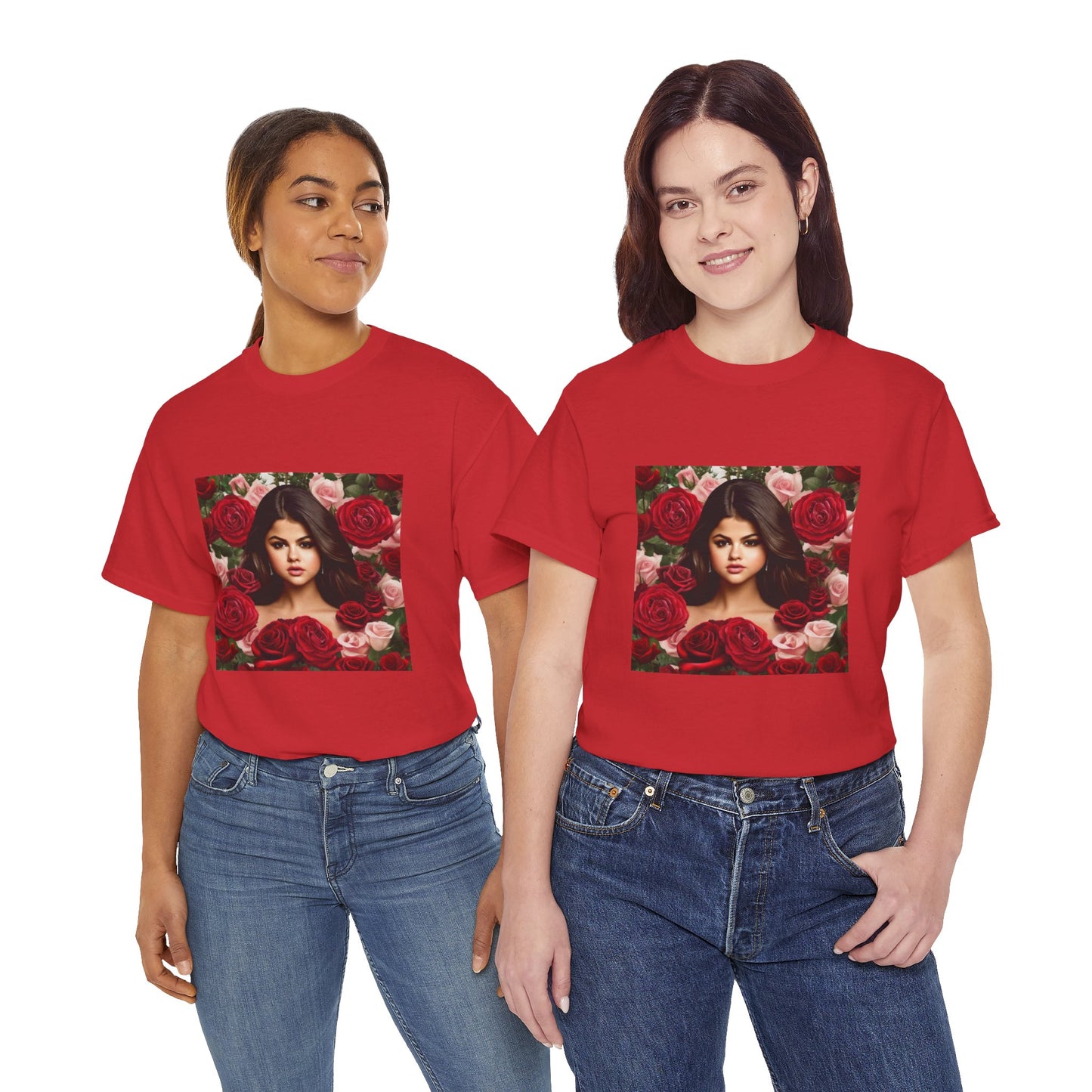 Selena Gomez T Shirt with Hearts