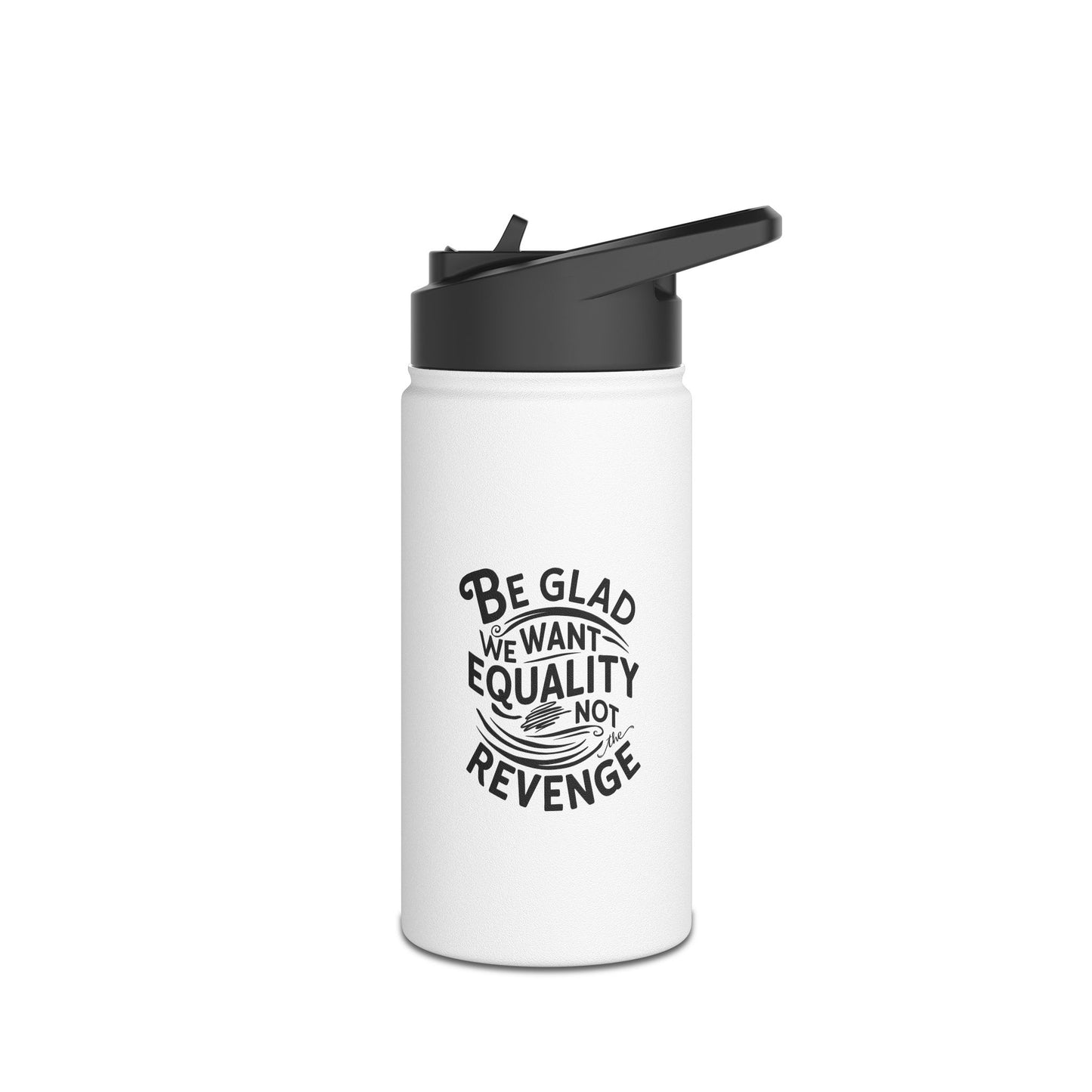 BE Glad Stainless Steel Water Bottle, Standard Lid