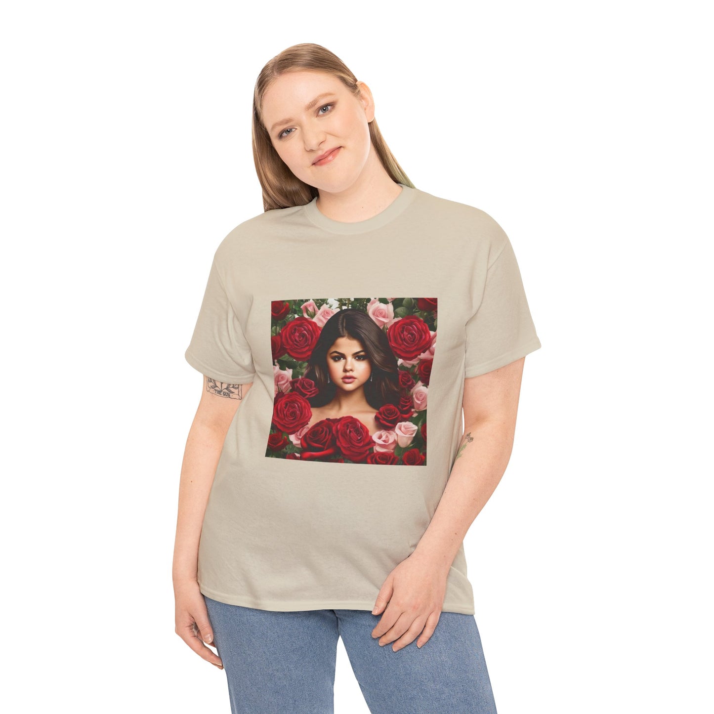 Selena Gomez T Shirt with Hearts