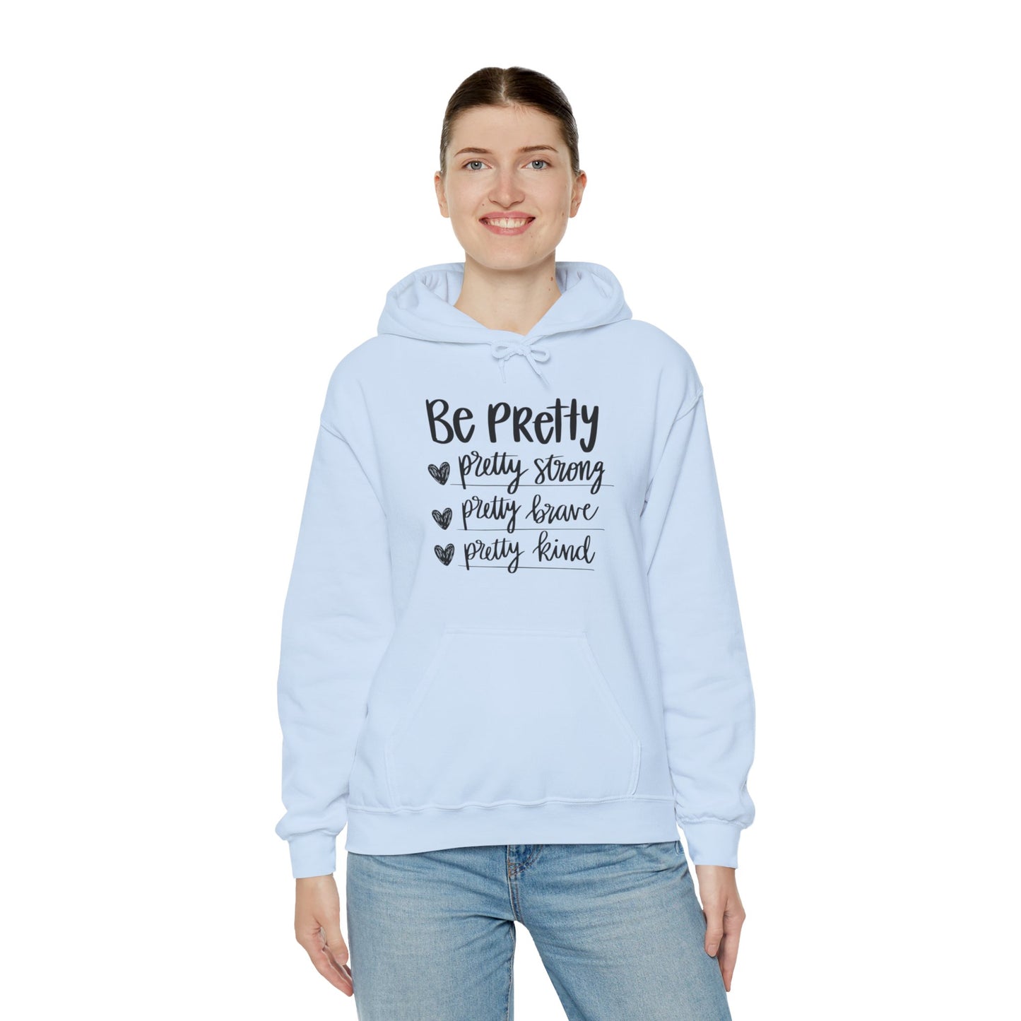 Be Pretty Pretty Strong Unisex Heavy Blend™ Hooded Sweatshirt