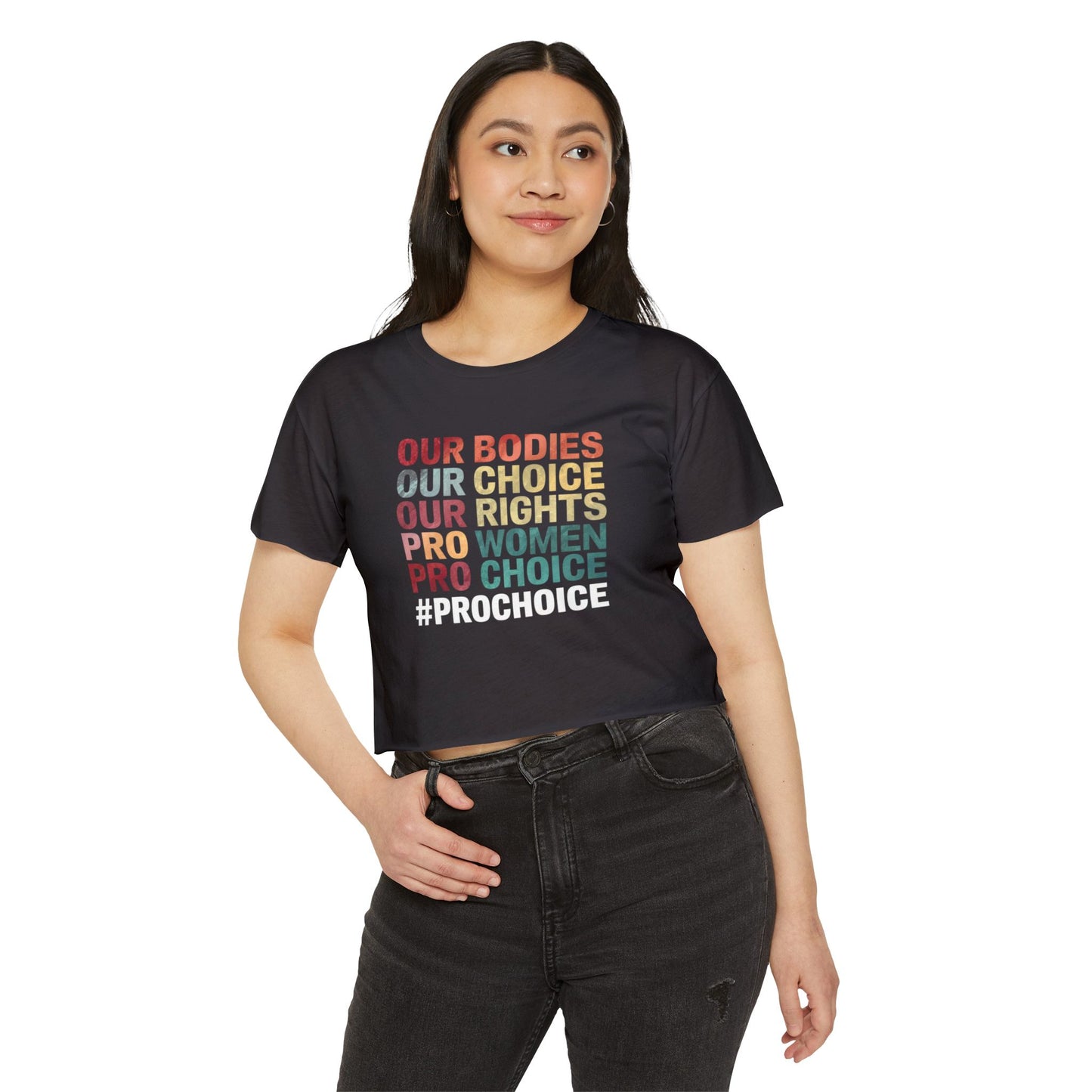 Our Bodies Women's Festival Crop Top