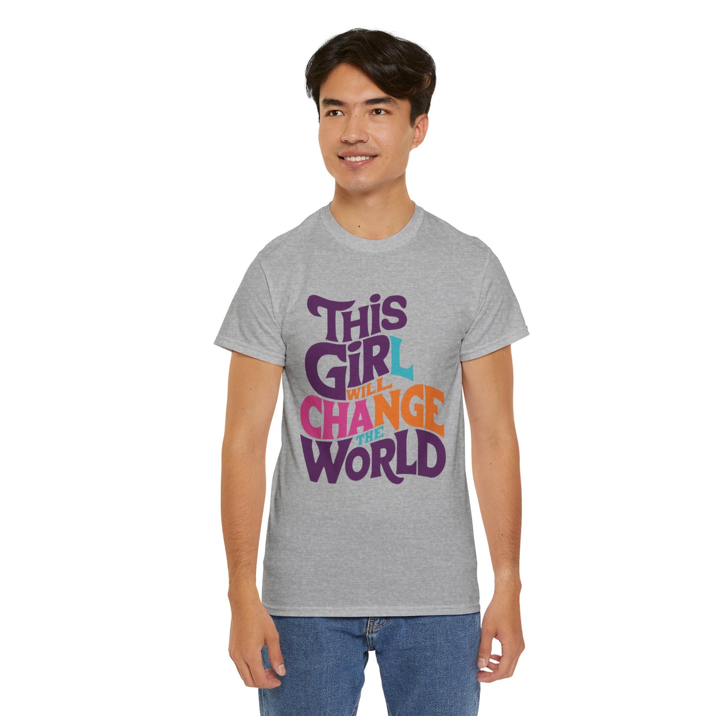 This Girl Printed  T Shirt with Hearts