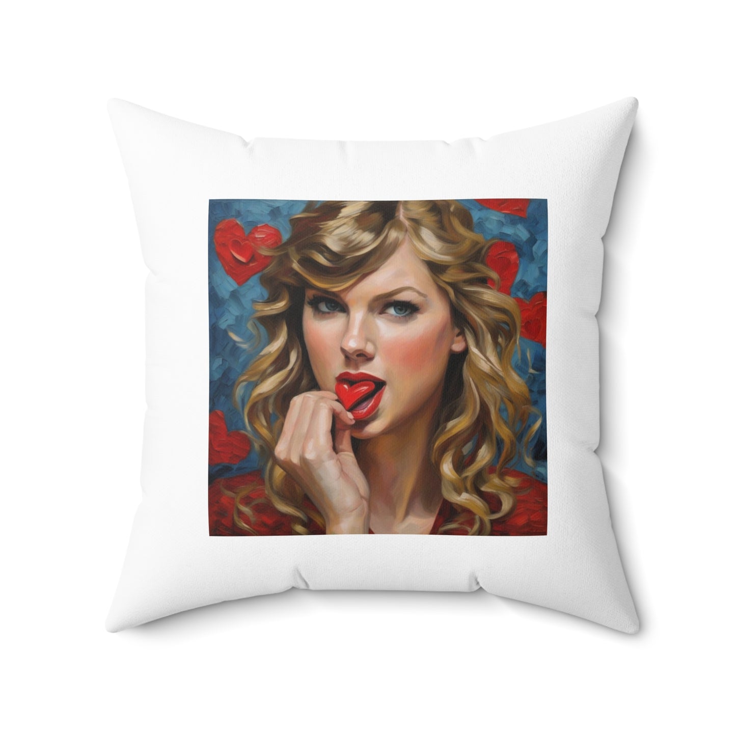 Women Spun Polyester Square Pillow