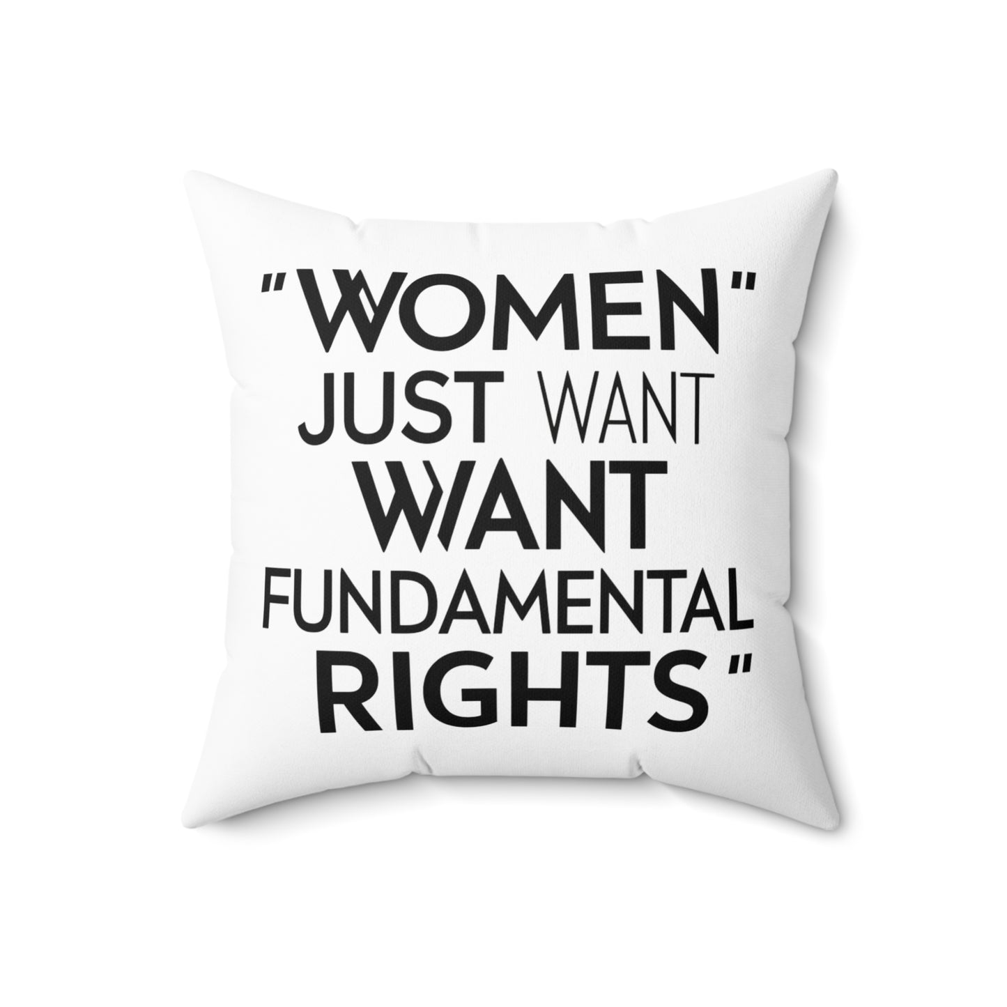 Women Spun Polyester Square Pillow