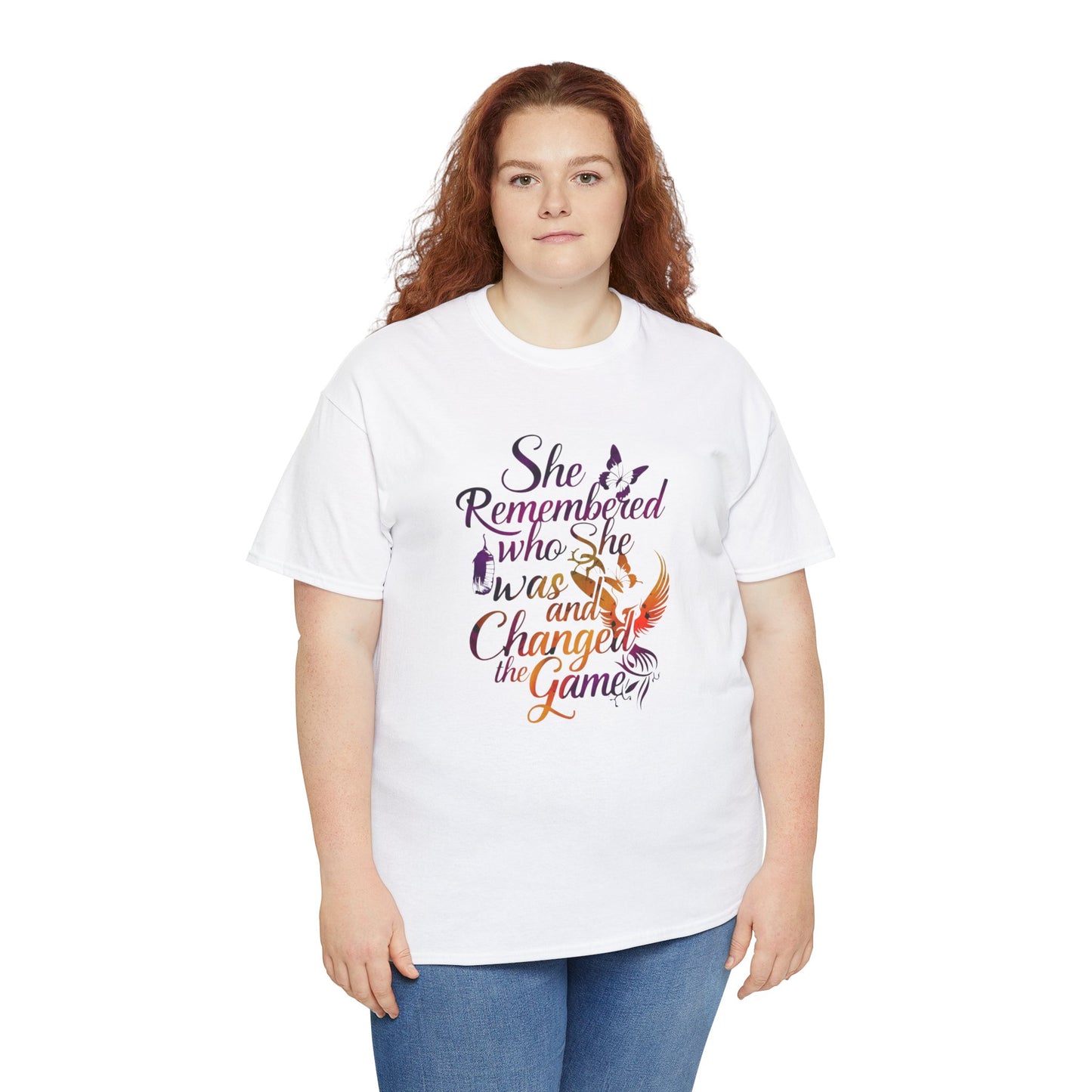 She Remembered Who She Was T Shirt with Hearts