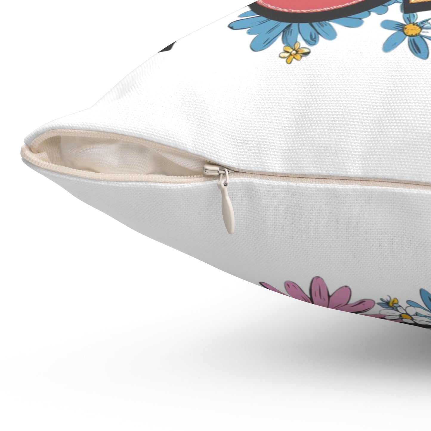 Girl Power Spun Polyester Square Pillow