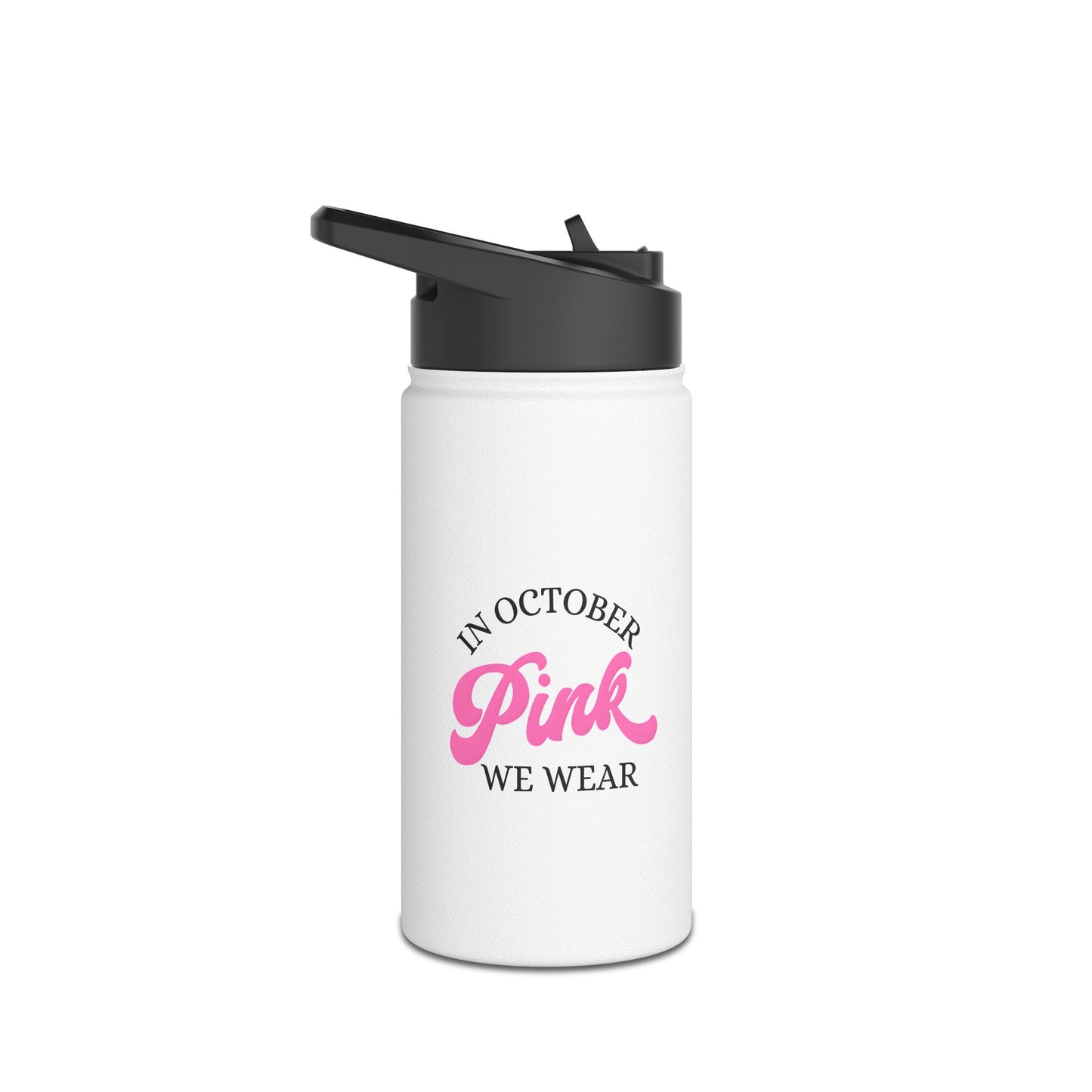 IN October Stainless Steel Water Bottle, Standard Lid