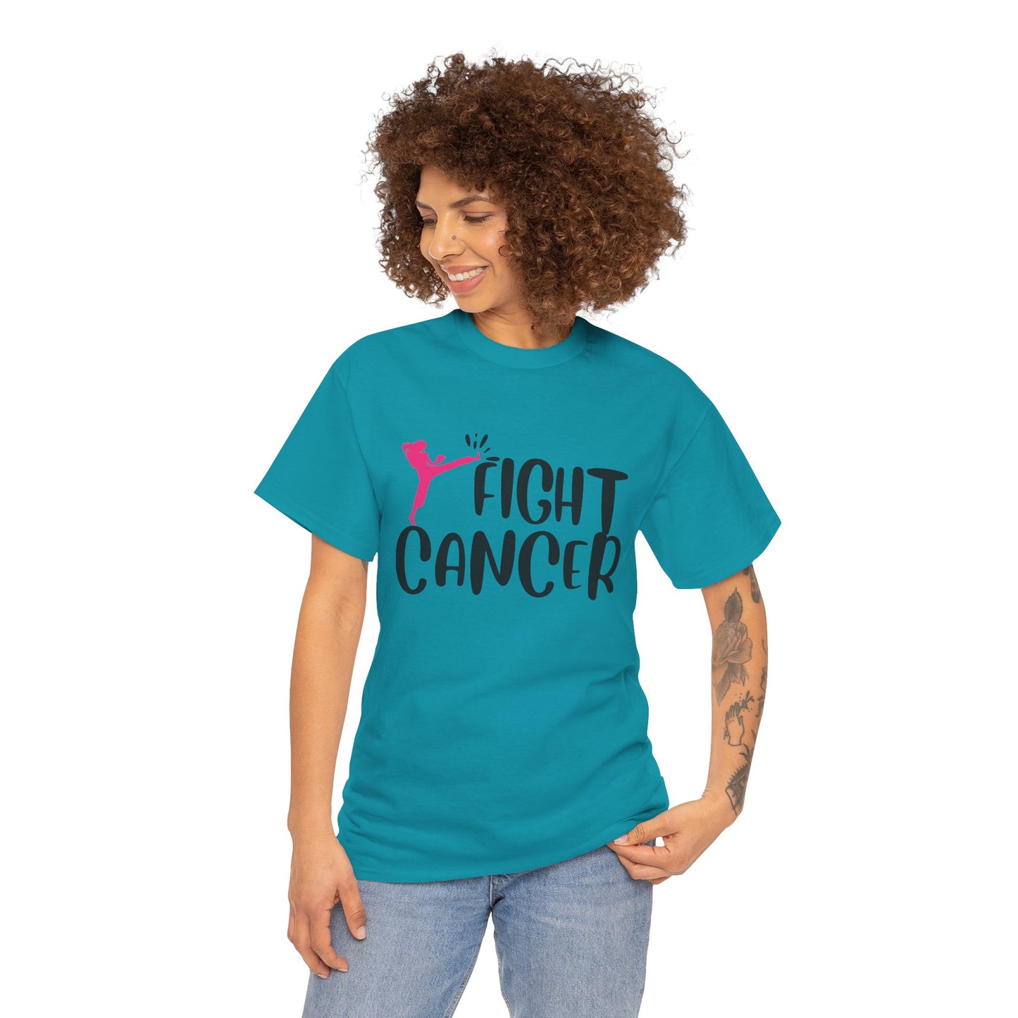 Fight Cancer Unisex Heavy Cotton Tee
