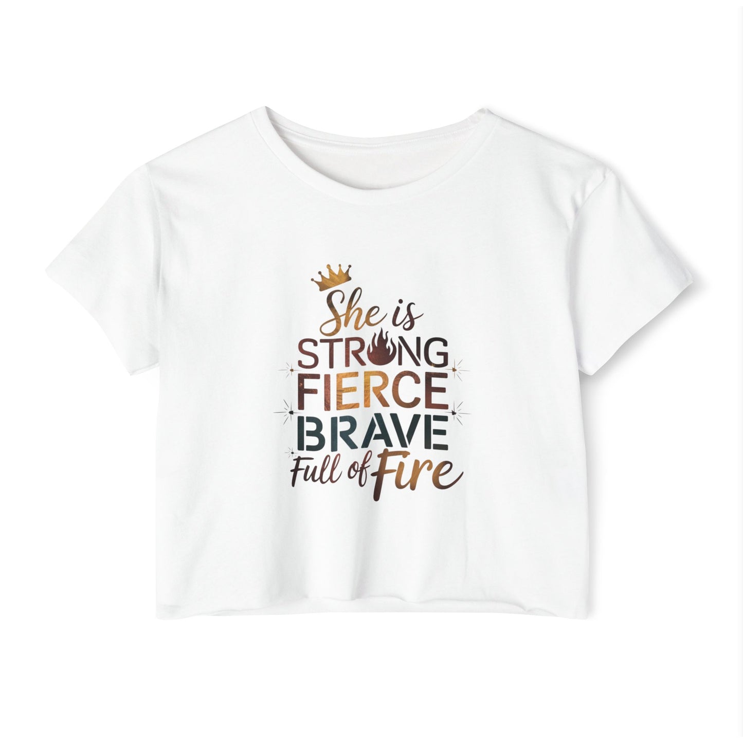 She Is Women's Festival Crop Top
