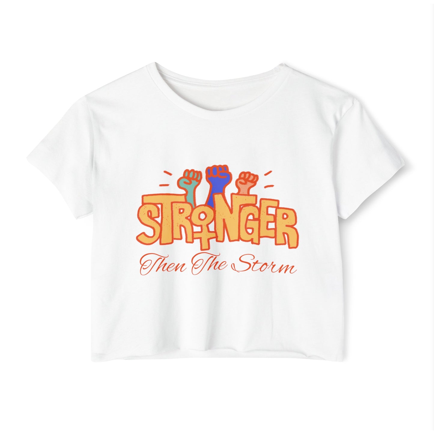 Stronger than women's Women's Festival Crop Top