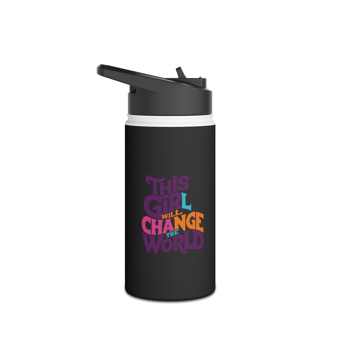 This Girl  Stainless Steel Water Bottle, Standard Lid