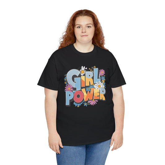 Girl Power Women Heavy Cotton Tee