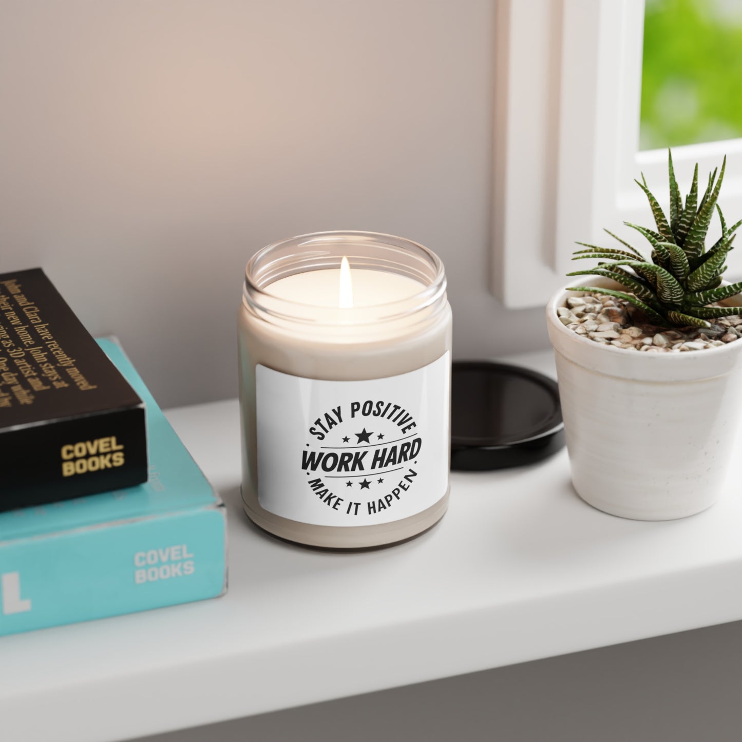 Stay Positive Scented Soy Candle, 9oz