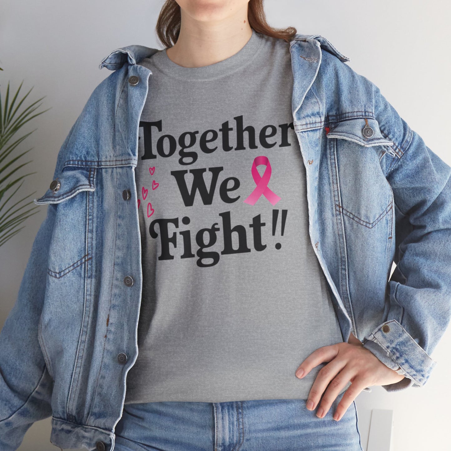 Together We Fight Unisex Heavy Cotton Tee