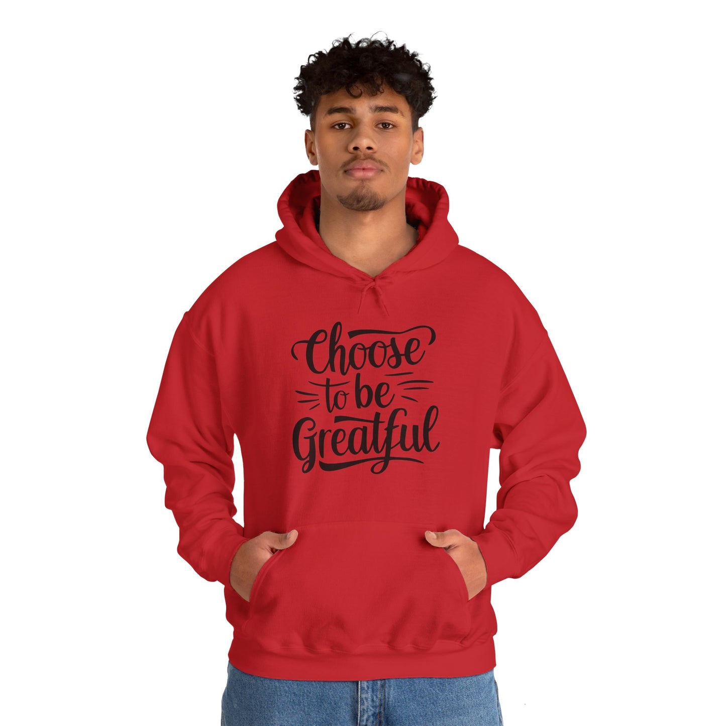Choose To Be Greatful Unisex Heavy Blend™ Hooded Sweatshirt
