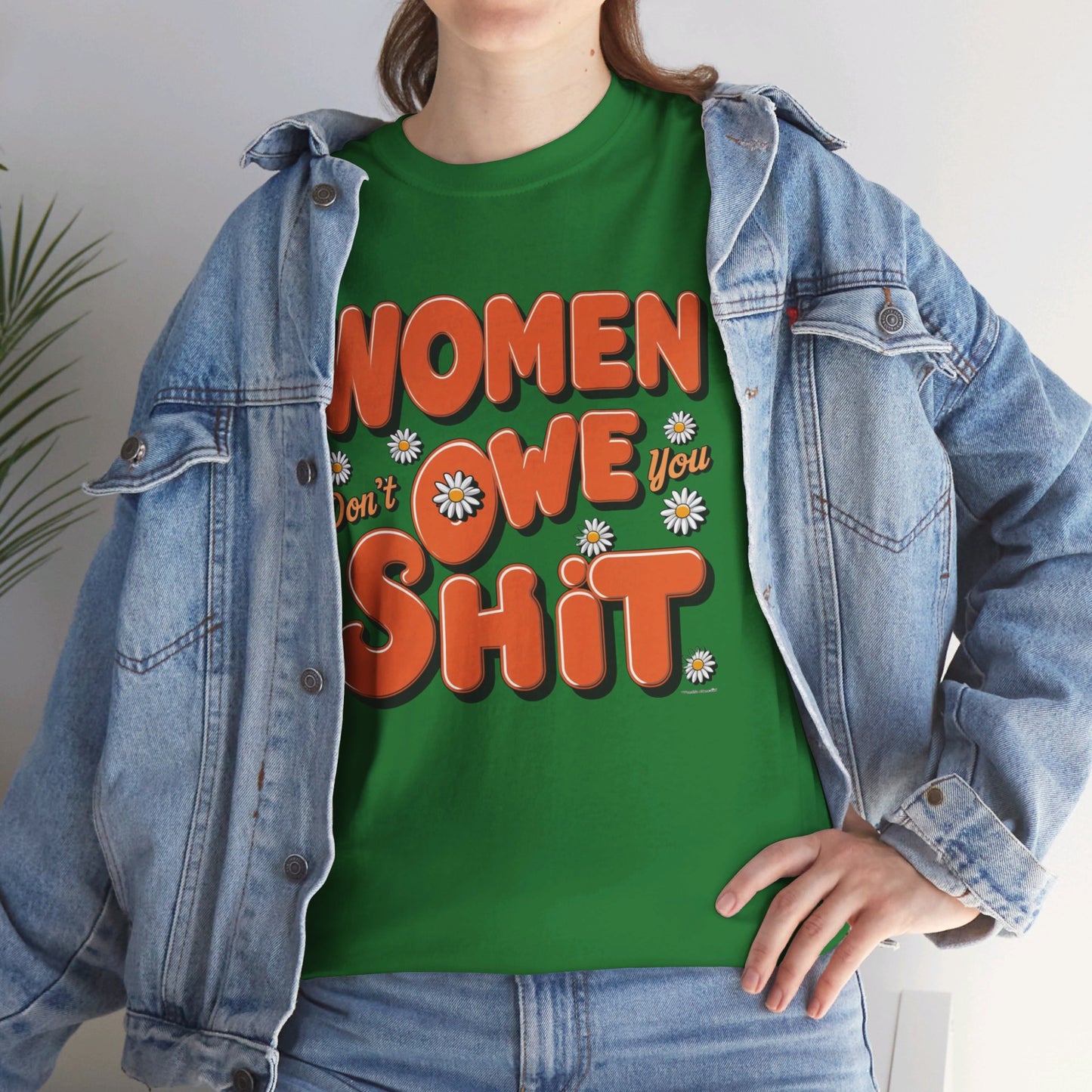 Women Don't Women Heavy Cotton Tee