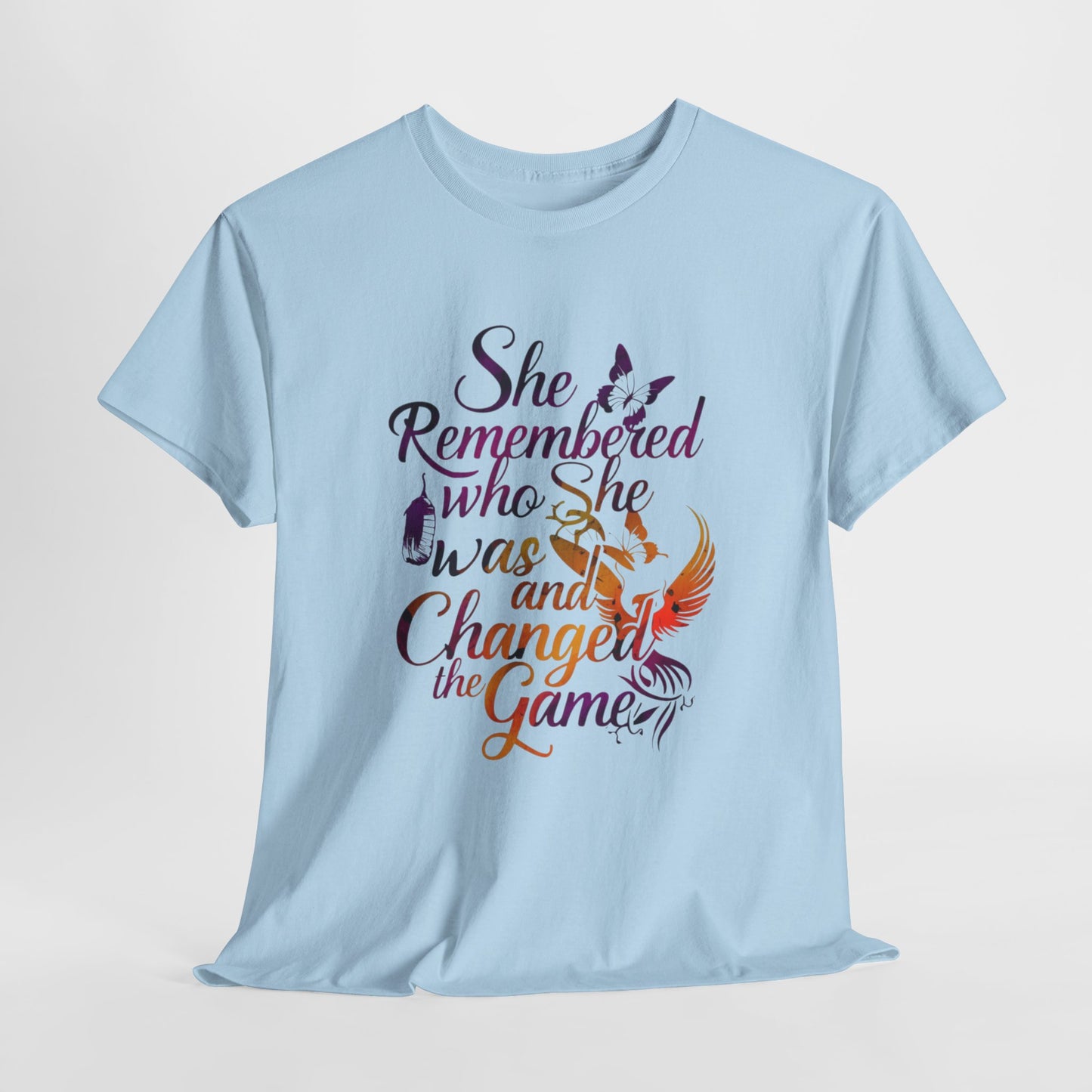 She Remembered Who She Was T Shirt with Hearts