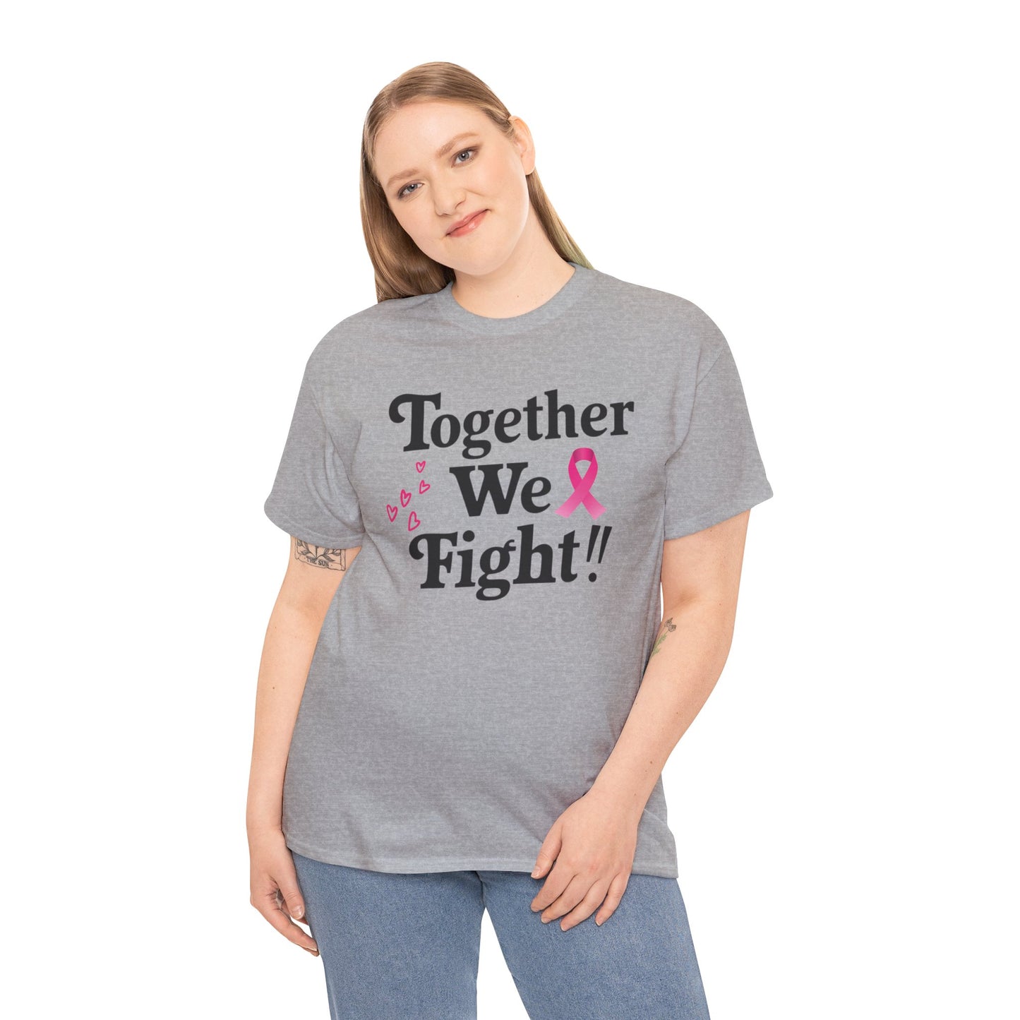 Together We Fight Unisex Heavy Cotton Tee