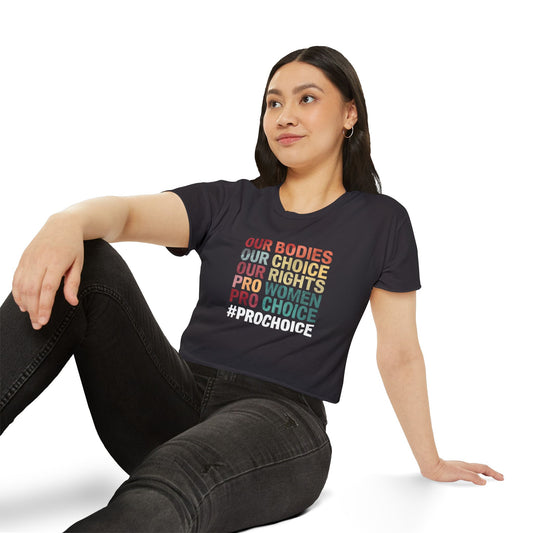 Our Bodies Women's Festival Crop Top