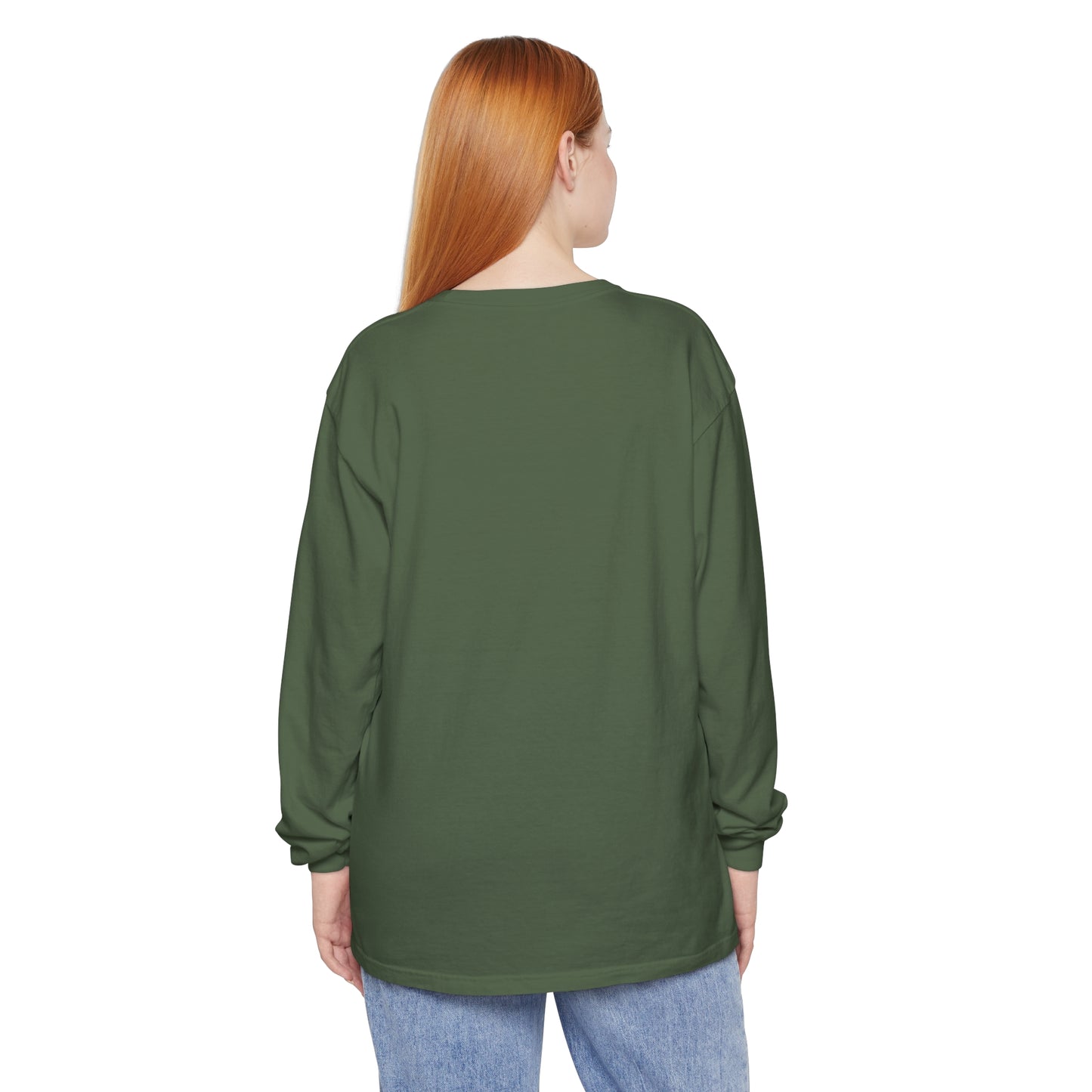 Be You Women Garment-dyed Long Sleeve T-Shirt