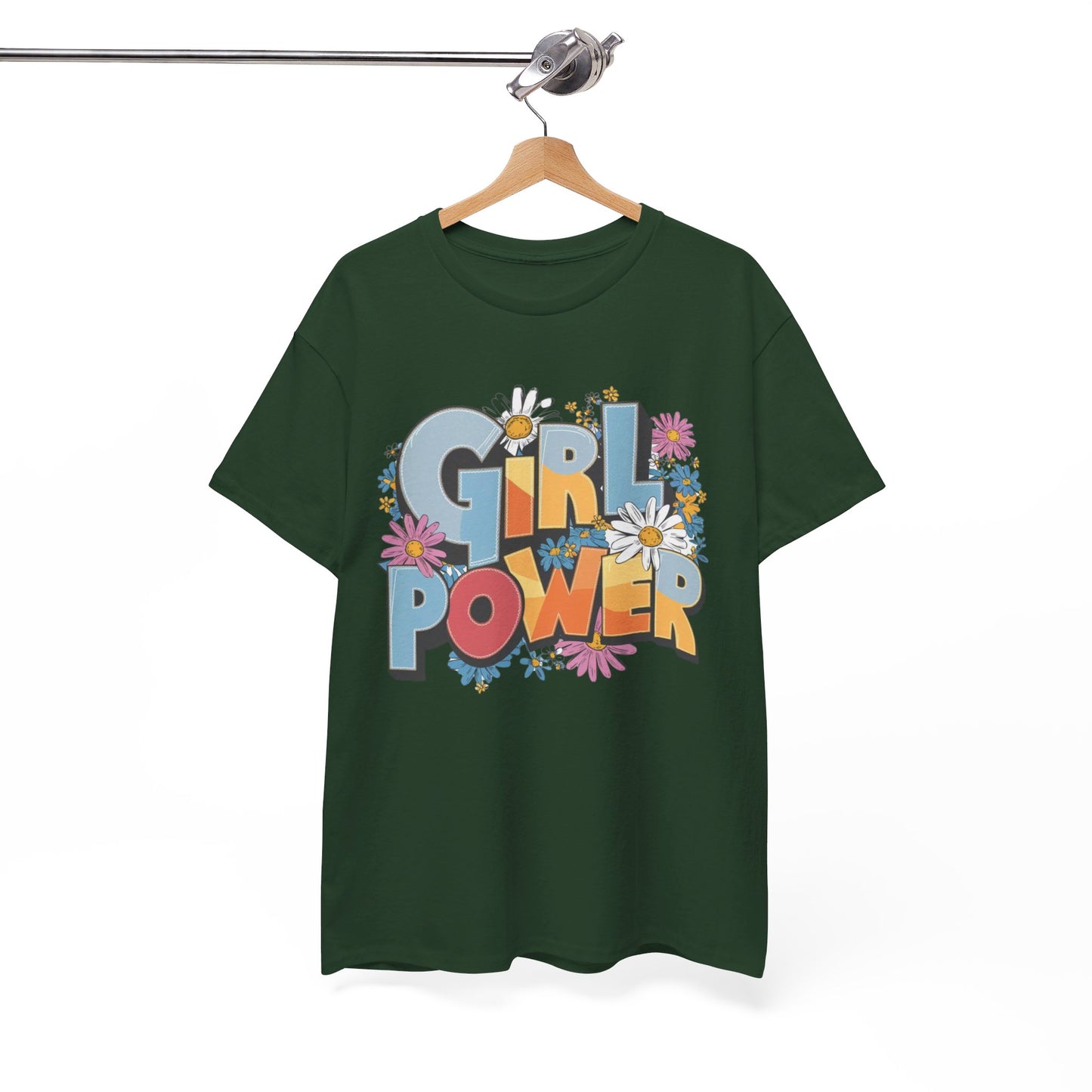 Girl Power Women Heavy Cotton Tee