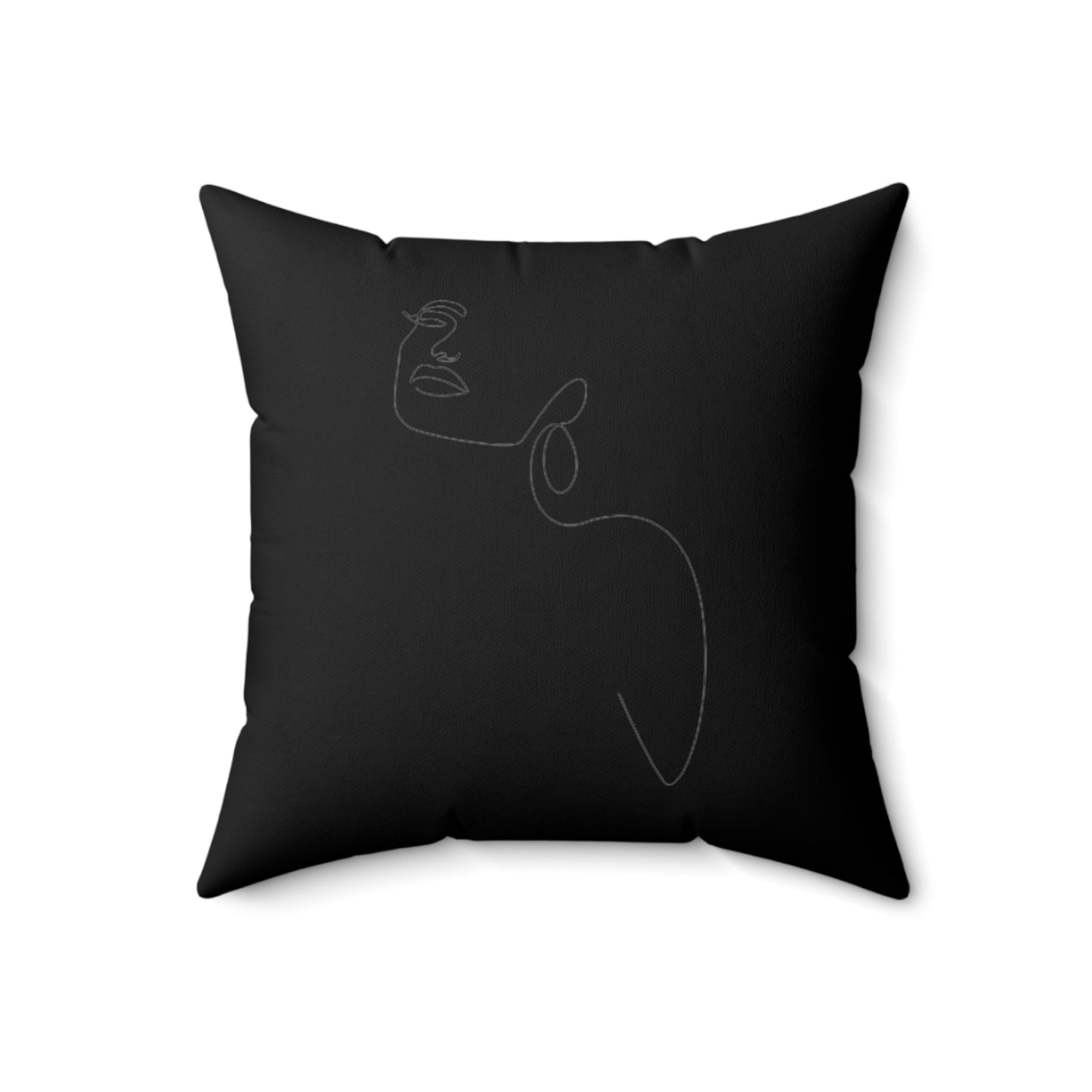 Women Spun Polyester Square Pillow