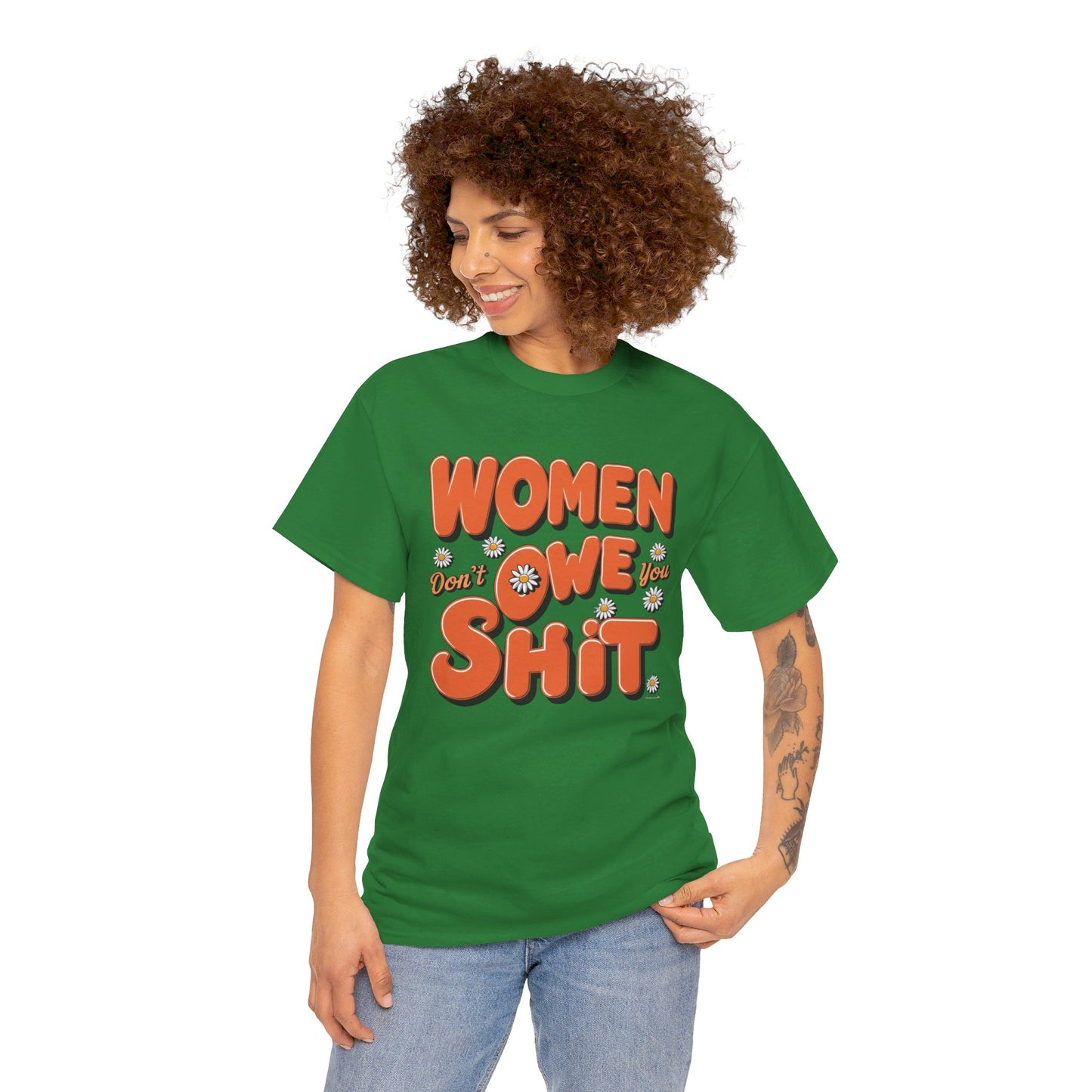 Women Don't Women Heavy Cotton Tee