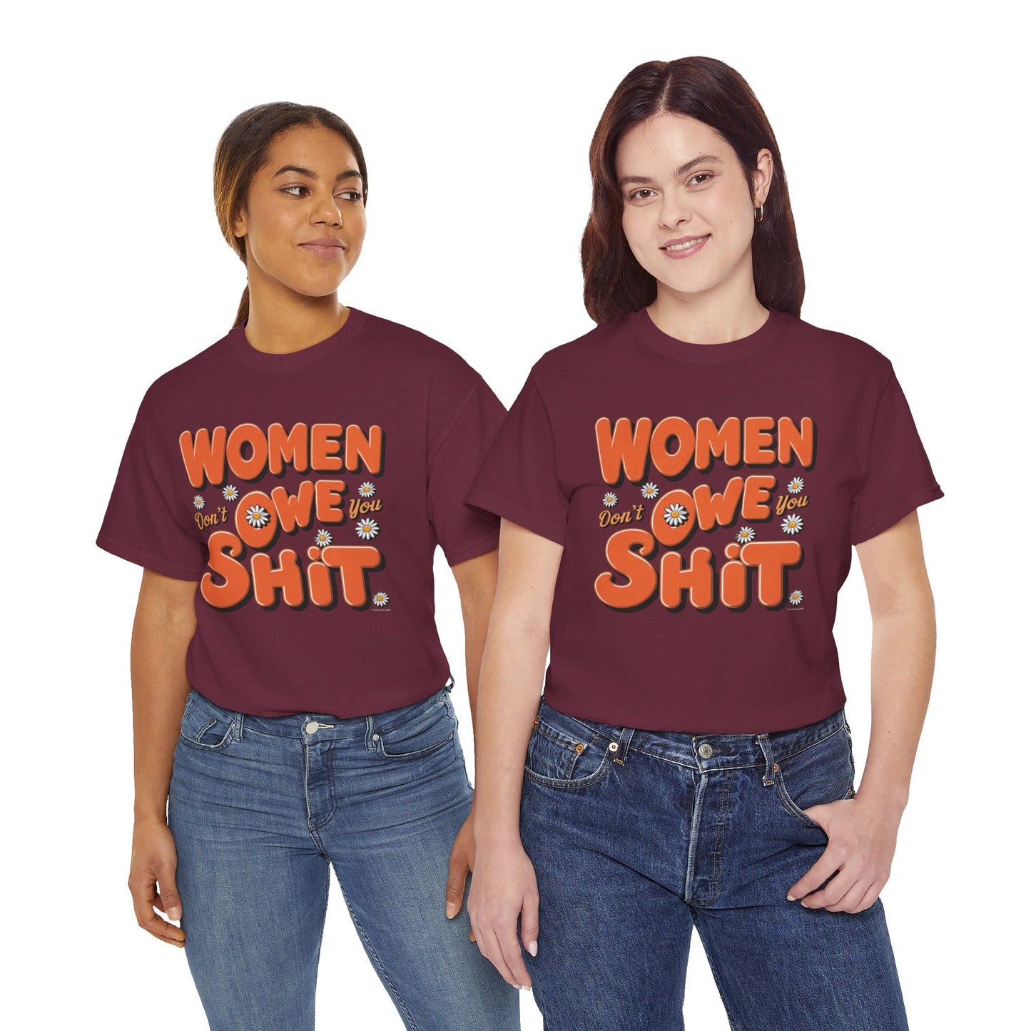Women Don't Women Heavy Cotton Tee